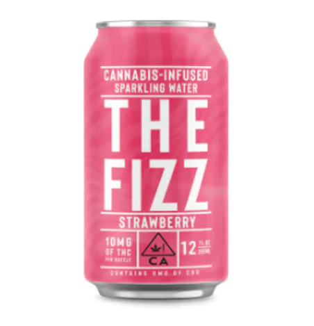 The Fizz Strawberry Sparkling Water 10mg - Manzanita -  - $5 - Drinks