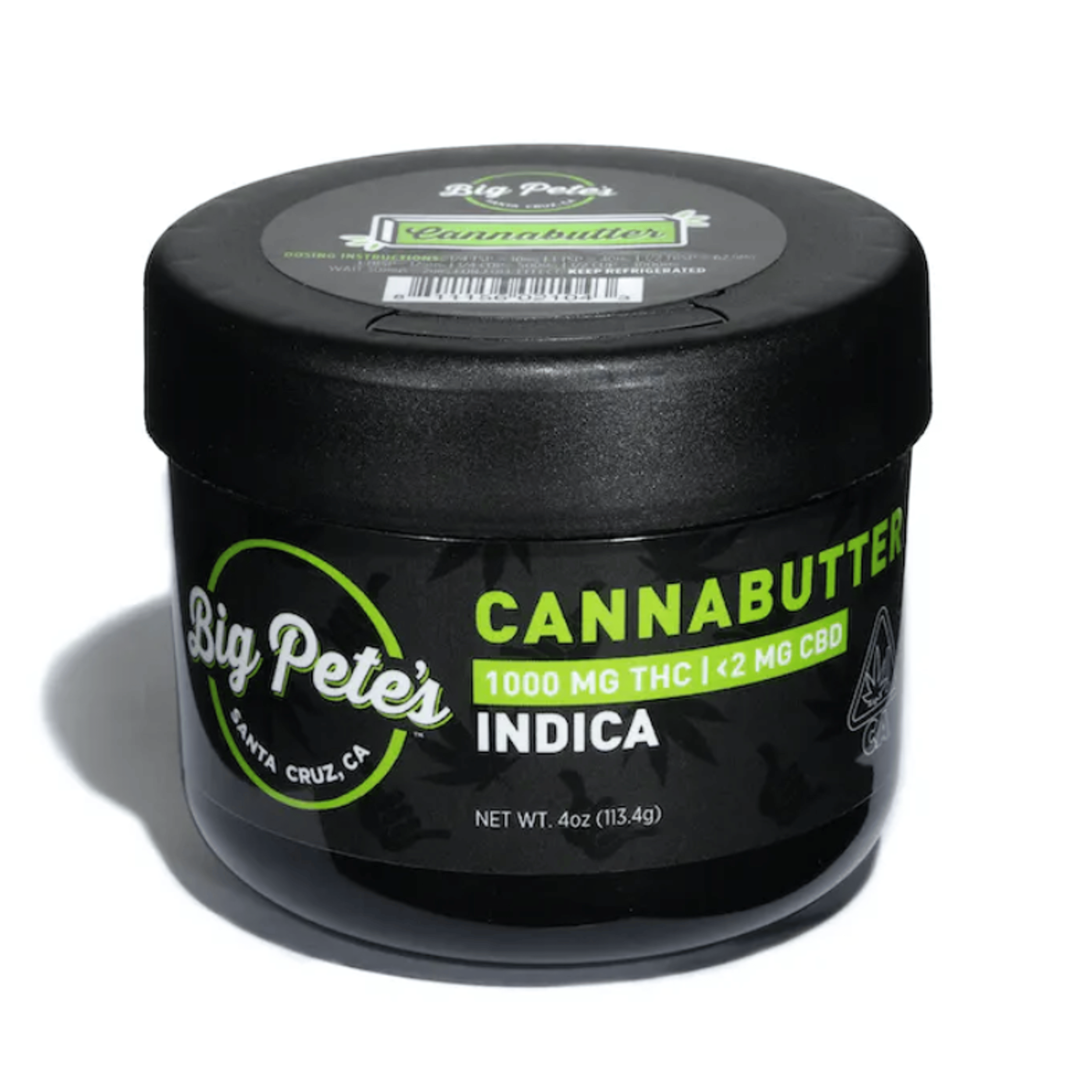 Big Pete's Indica Cannabutter - Big Pete's Treats - - $51 - Edible
