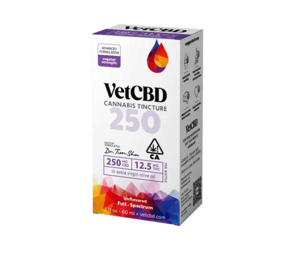 Regular Strength Tincture | 2oz | 20:1 | 250mg CBD | 12.5mg THC - VETCBD -  - $55 - Tincture