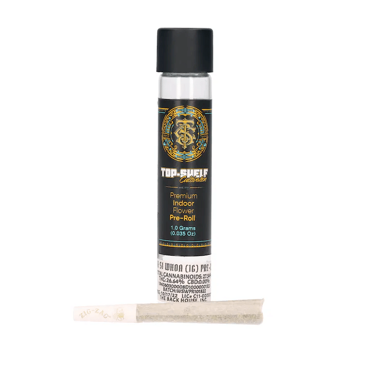 Top Shelf Cultivation | 1g Pre-Roll - Whoa-Si-Whoa - Indica - Top Shelf Cultivation -  - $12 - Pre-Rolls