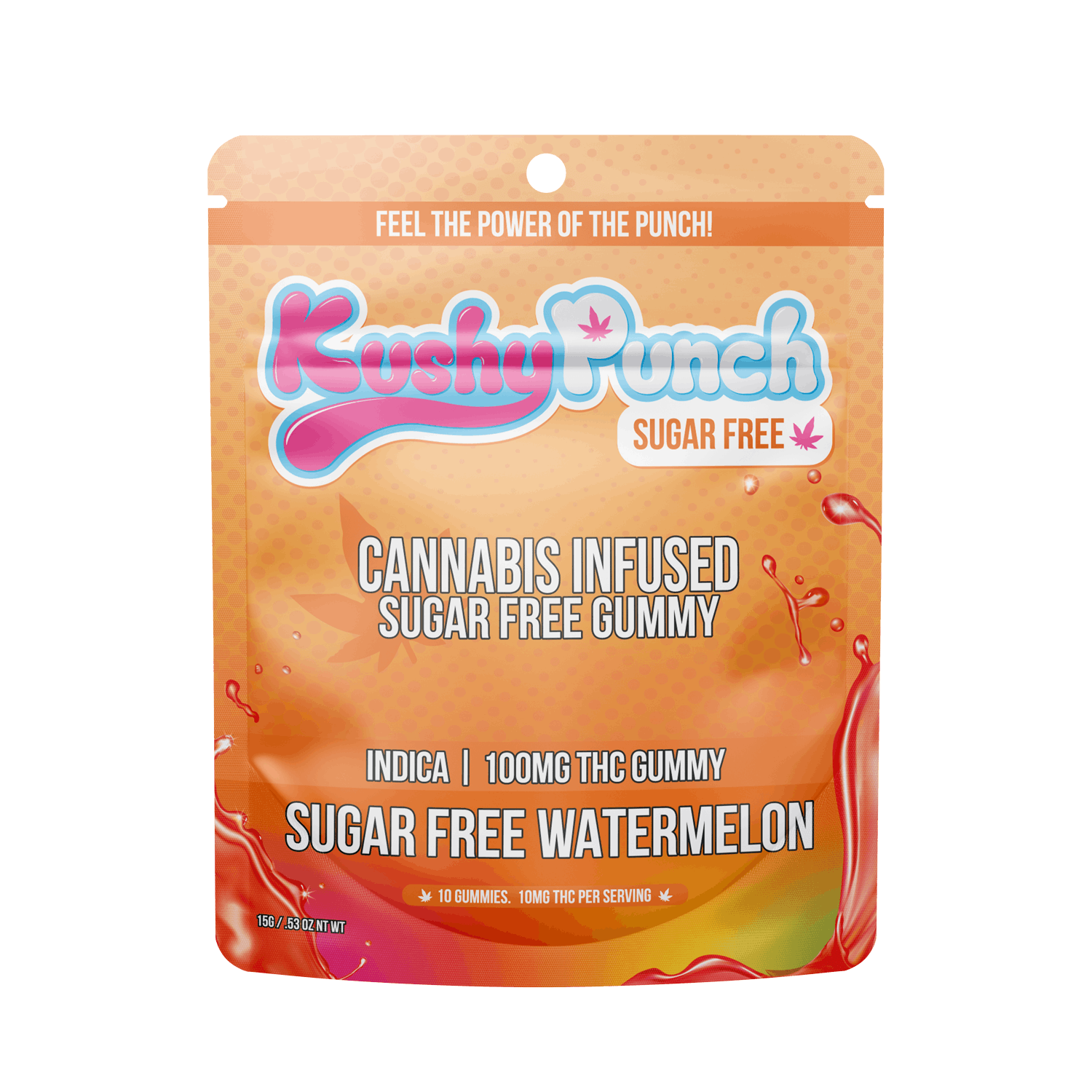 Kushy Punch: Indica Sugar Free Gummies