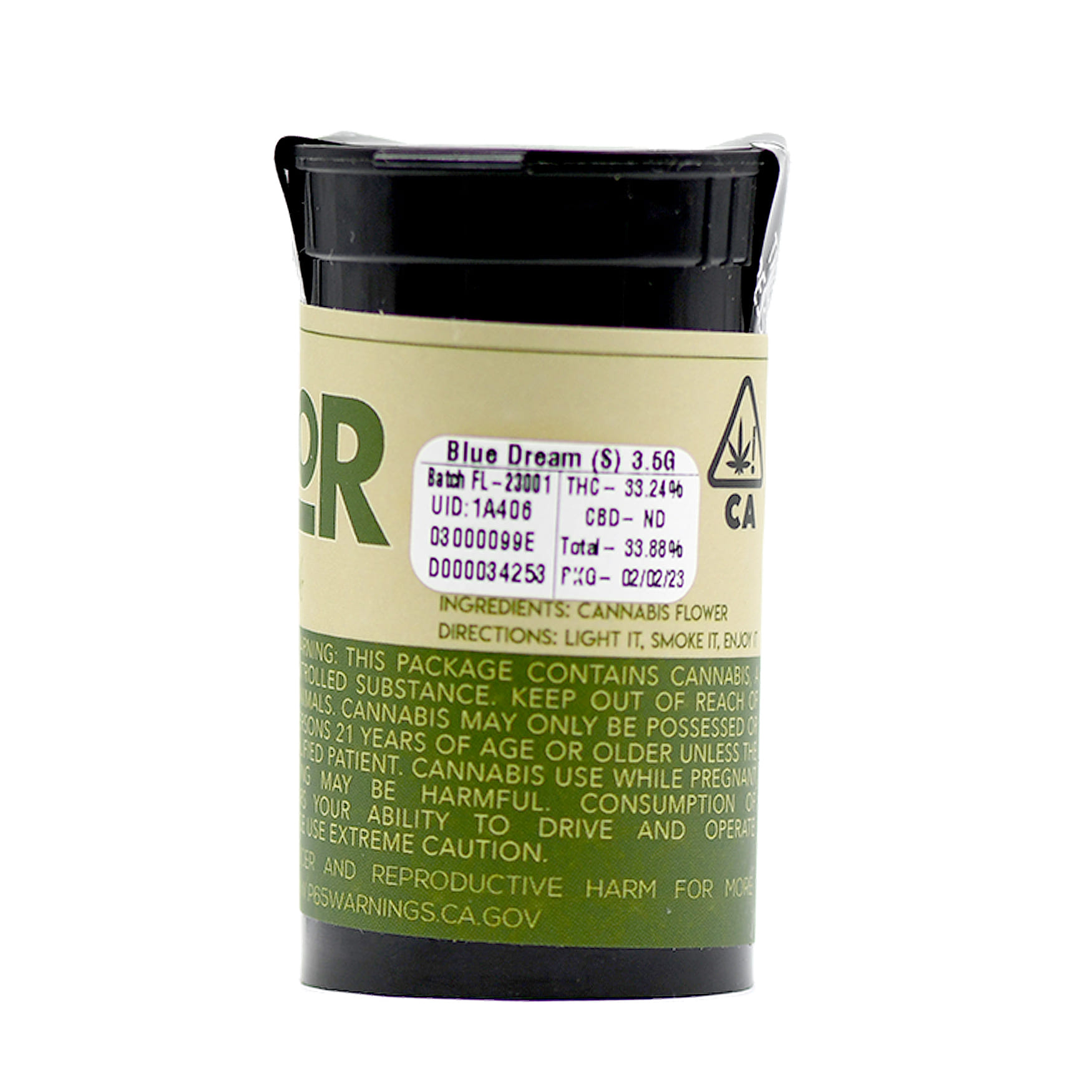 Blue Dream 27.32% 3.5g **BOGO EVERYDAY** - Flor Brand - Eighth - $20 - Flower