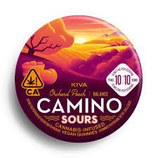 Camino Sours - Cannabis Infused Vegan Gummies 10:10 CBD THC - (Balance) Orchard Peach