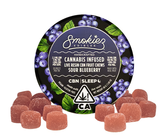Smokiez Live Resin | 1:2 CBN:THC - Sour Blueberry Sleep