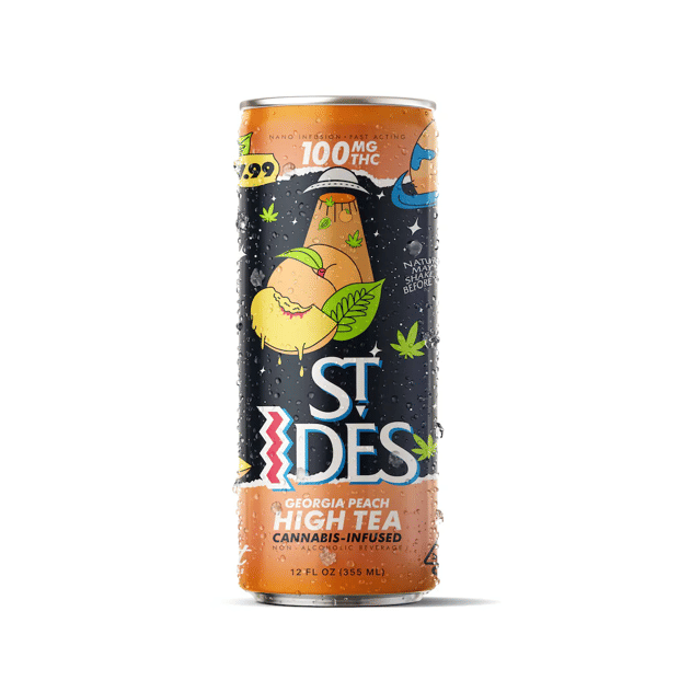 Georgia Peach High Tea 100mg - ST IDES -  - $8 - Drinks