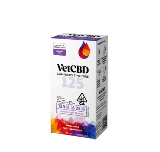 Regular Strength Tincture | 1oz | 20:1 | 125mg CBD | 6.25mg THC - VETCBD -  - $35 - Tincture