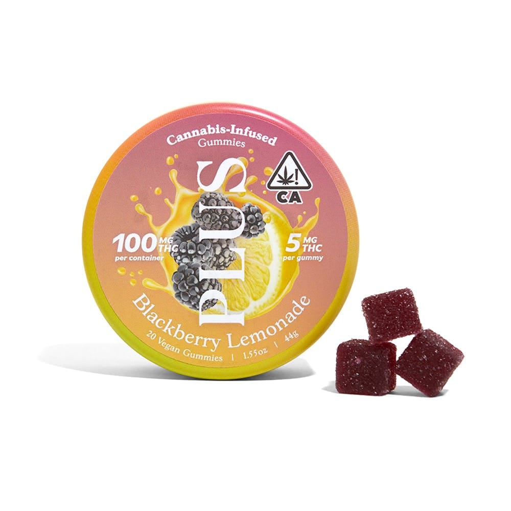Blackberry Lemonade (I) Gummies - Plus - Blackberry Lemonade (I) - $15 - Edibles