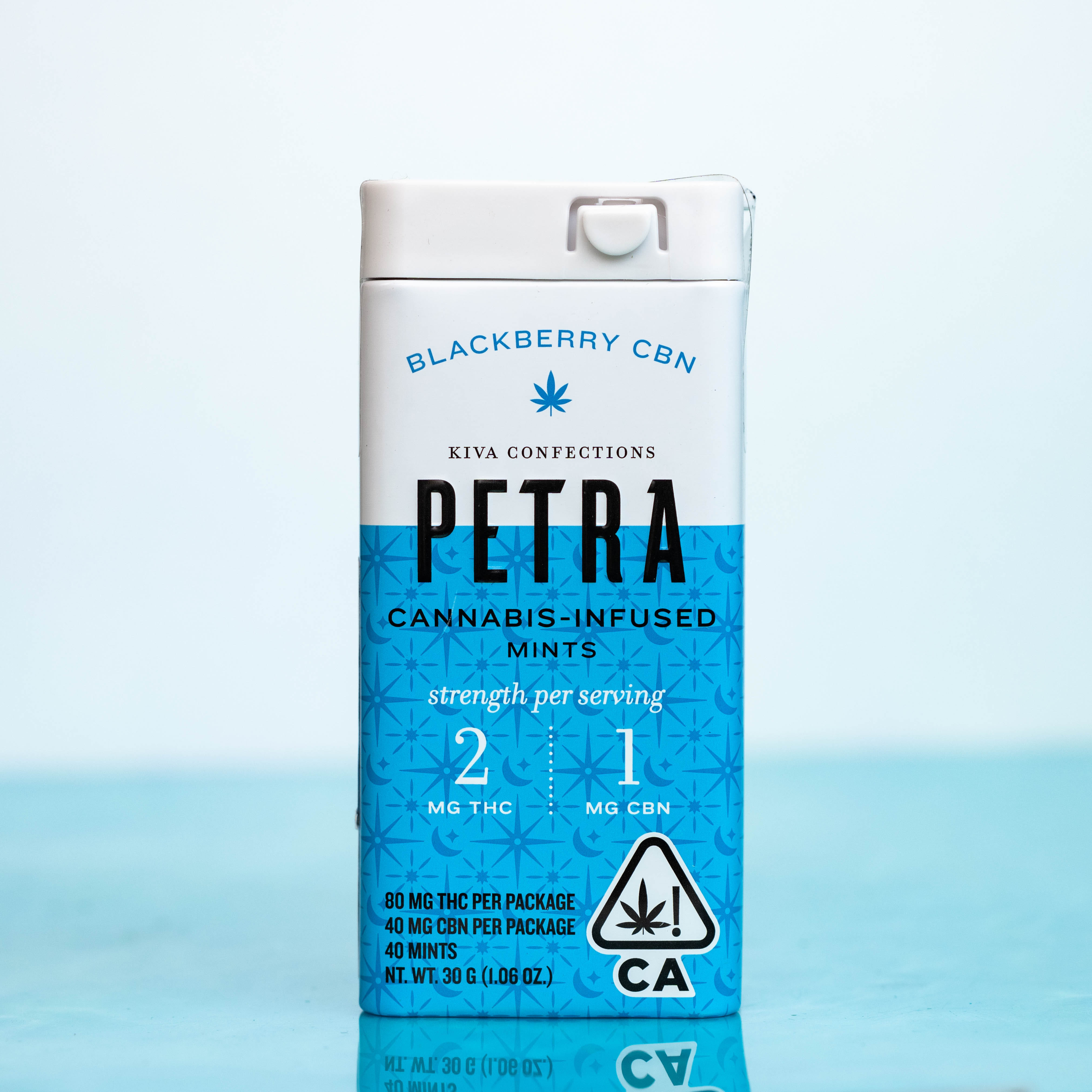 Petra Mints - Blackberry - CBN - 2:1 - Kiva -  - $25.99 - Edible