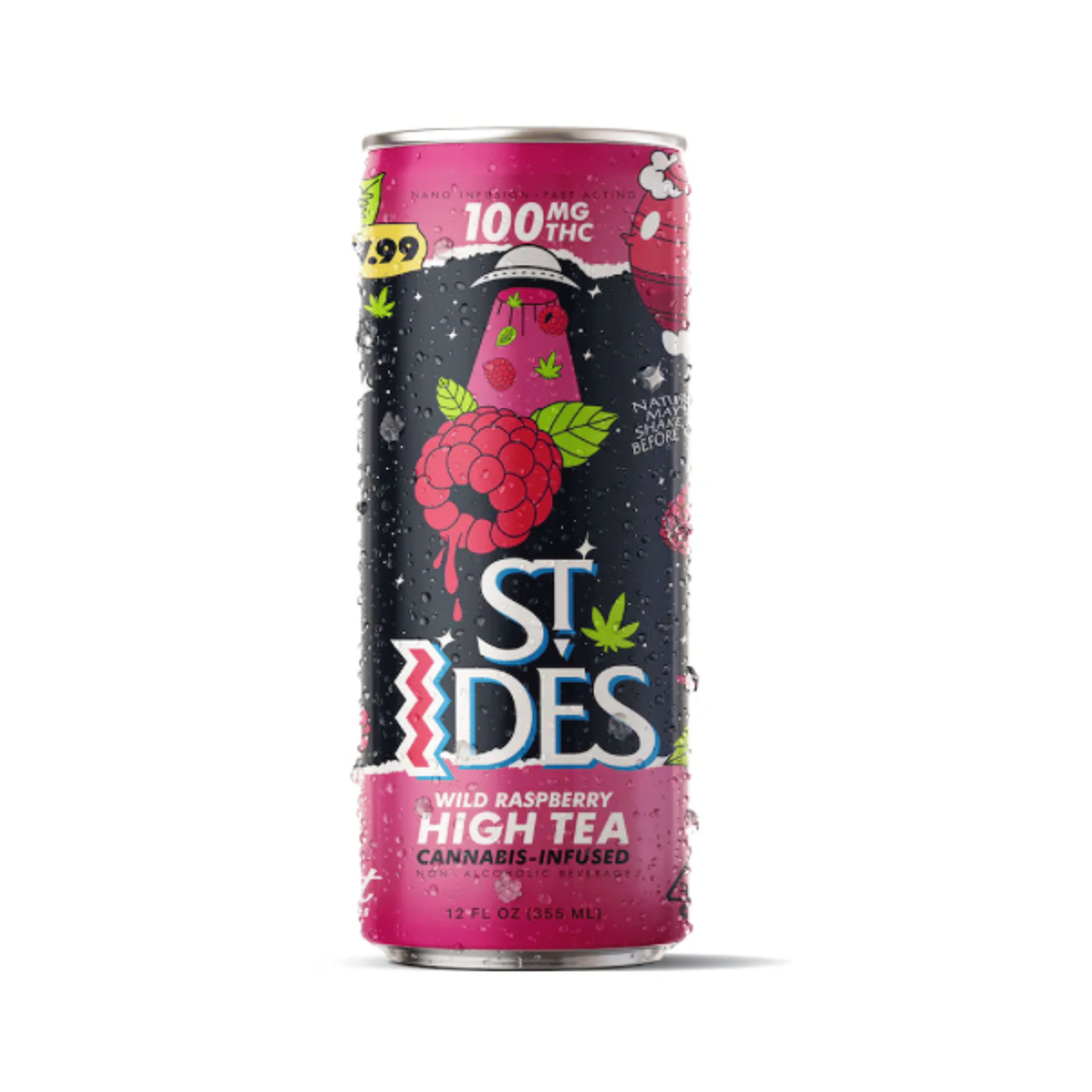 Wild Raspberry High Tea 100mg - ST IDES - - $8 - Drinks