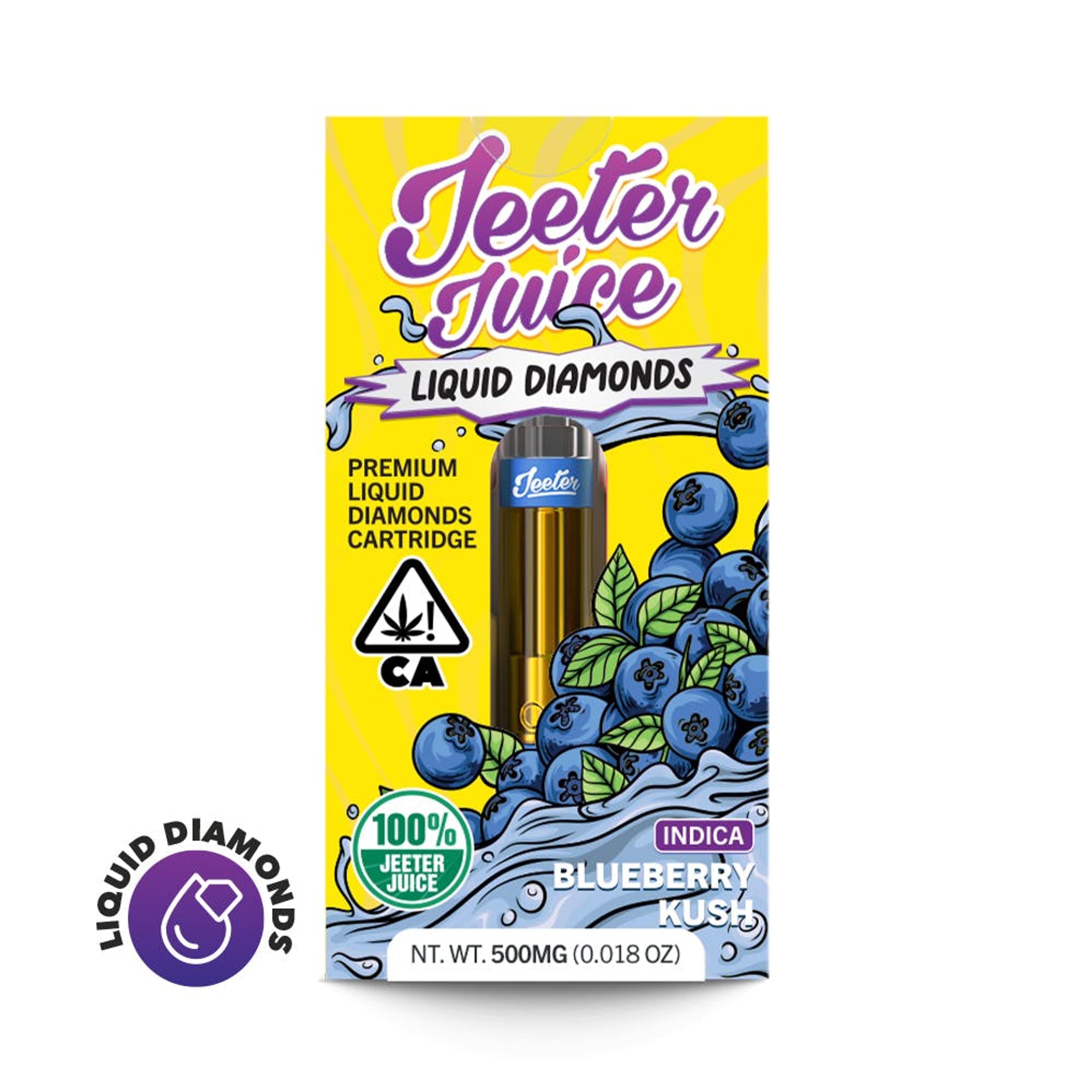 Blueberry Kush - 1G Cart *B2G1 EVERYDAY PLUS 10% OFF* - Jeeter - Blueberry Kush (I) - $28 - Cartridges