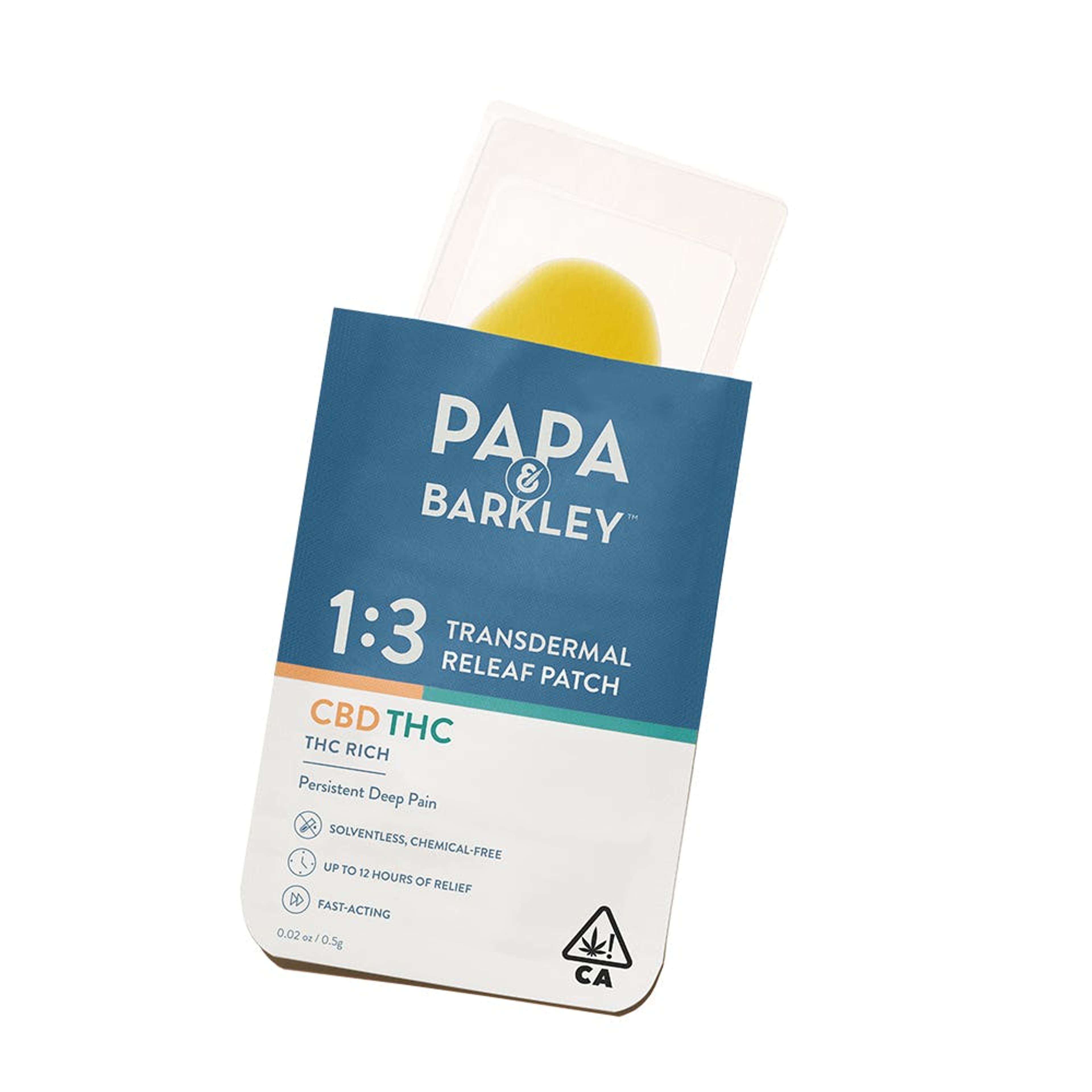 Papa & Barkley Releaf | 1:3 CBD:THC - Transdermal Patch - THC Rich - Papa & Barkley - - $18 - Topicals