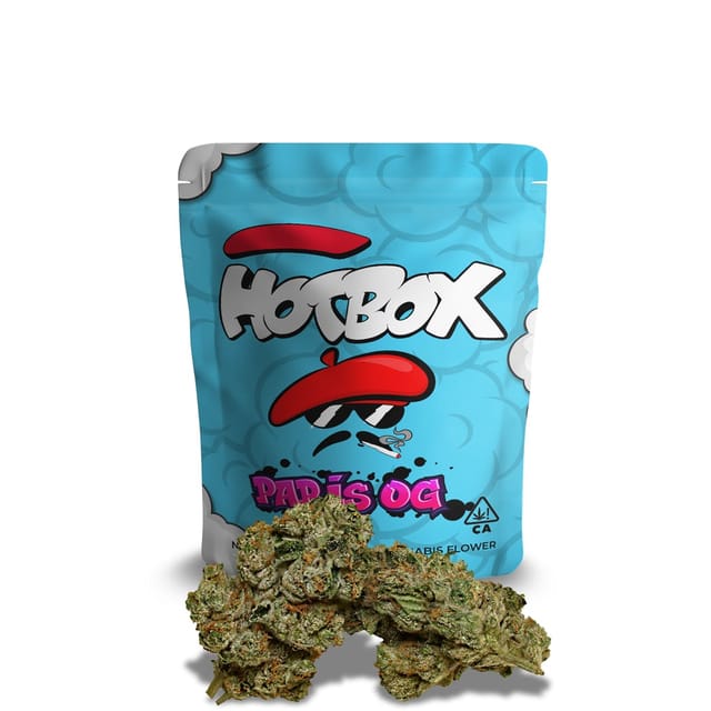HOTBOX | Paris OG Indica (3.5g or 1/8th) Indoor Flower