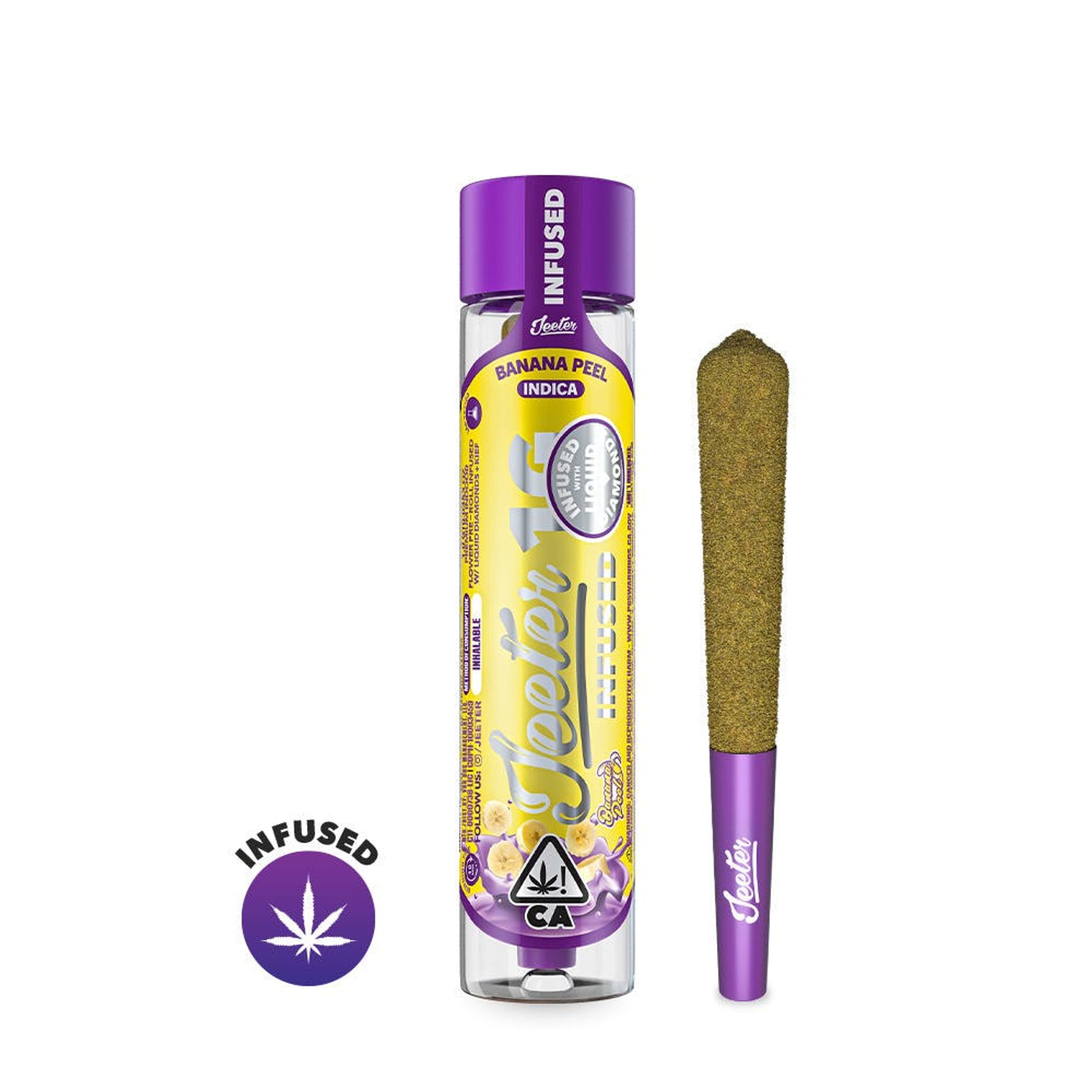 Banana Peel - 1G Pre Roll *SPECIAL PRICING* *B2G1 + 10% OFF EVERYDAY* - Jeeter - Banana Peel Pre-Roll (I) - $14 - Pre-Rolls