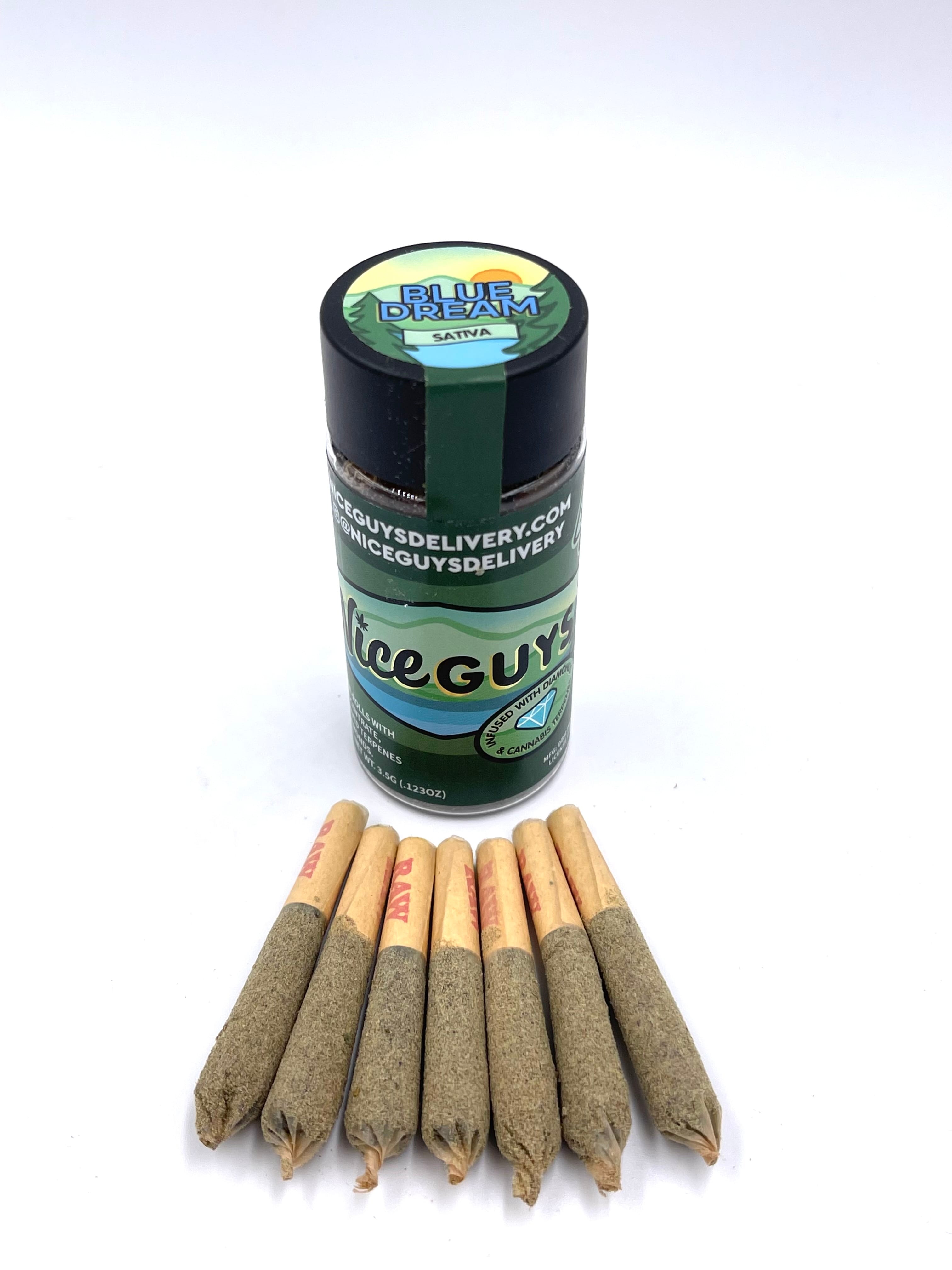 Blue Dream Triple-Infused 7 Pack Pre-Rolls - Nice Guys - 7 Pack - $35 - Pre-Rolls