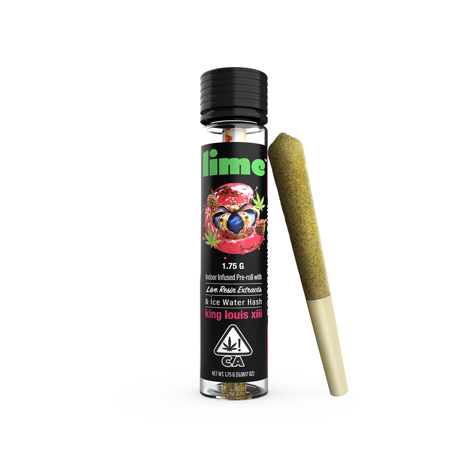 King Louis XIII 1.75G Preroll - Lime Brand -  - $11.55 - Pre-Rolls
