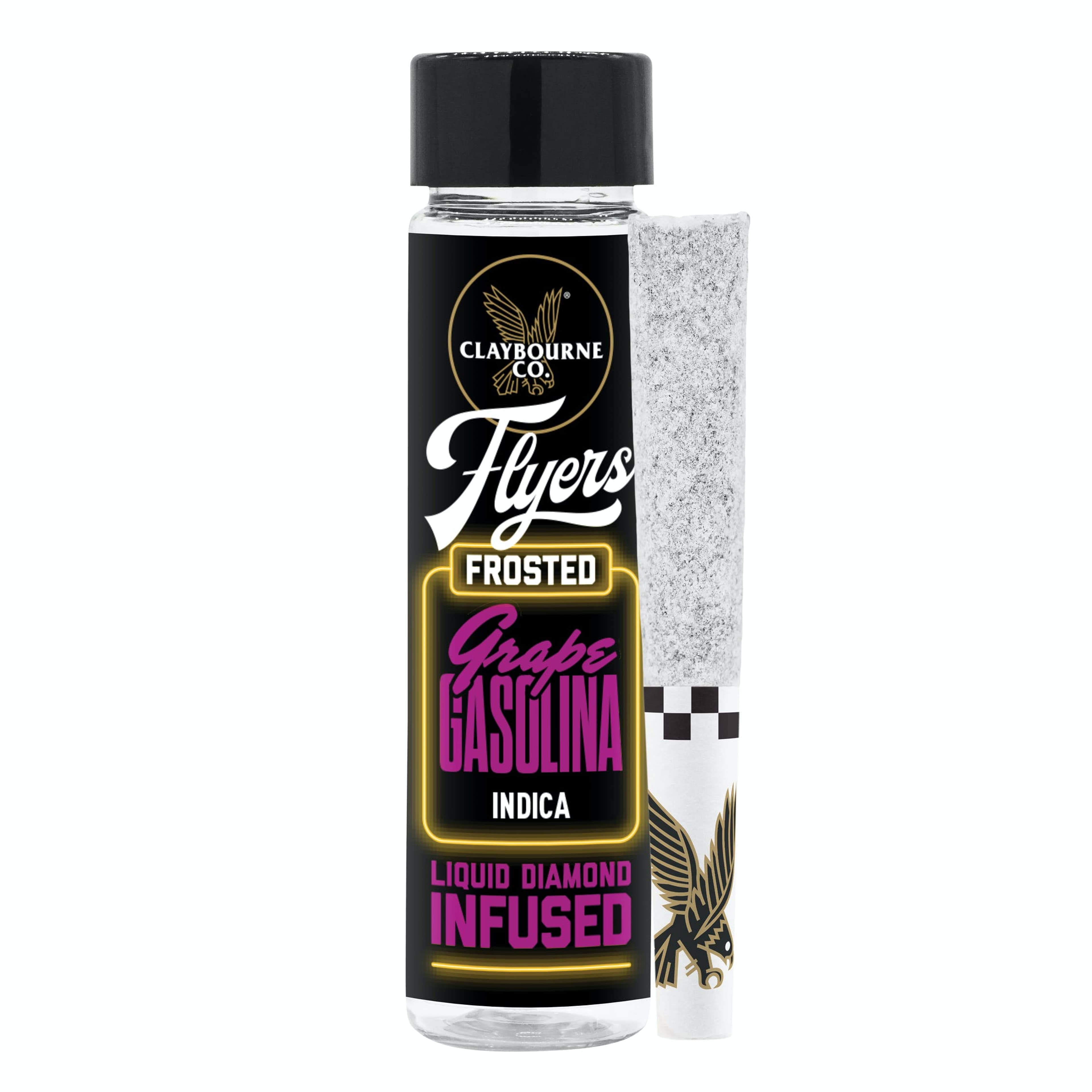 Grape Gasolina Frosted Flyers 2pk Prerolls 1g - Claybourne Co. - - $25 - Pre-Rolls