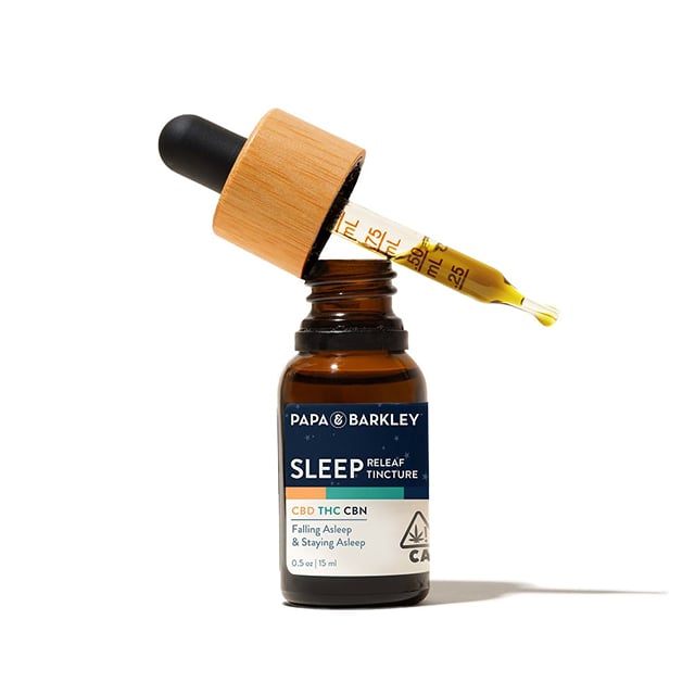 Papa & Barkley - Solventless Sleep Releaf Tincture CBD THC CBN 15ml Vegan