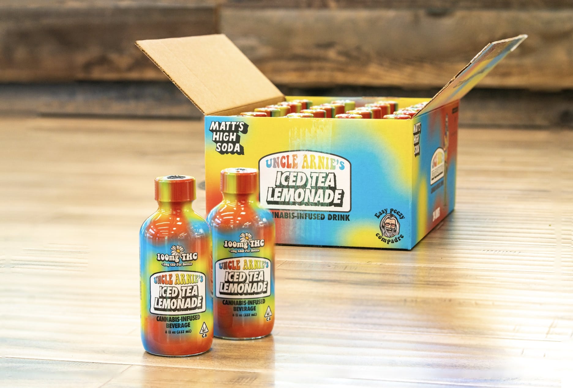 Iced Tea Lemonade - Beverage - Uncle Arnies - 8oz (100mg) - $9.99 - Edibles