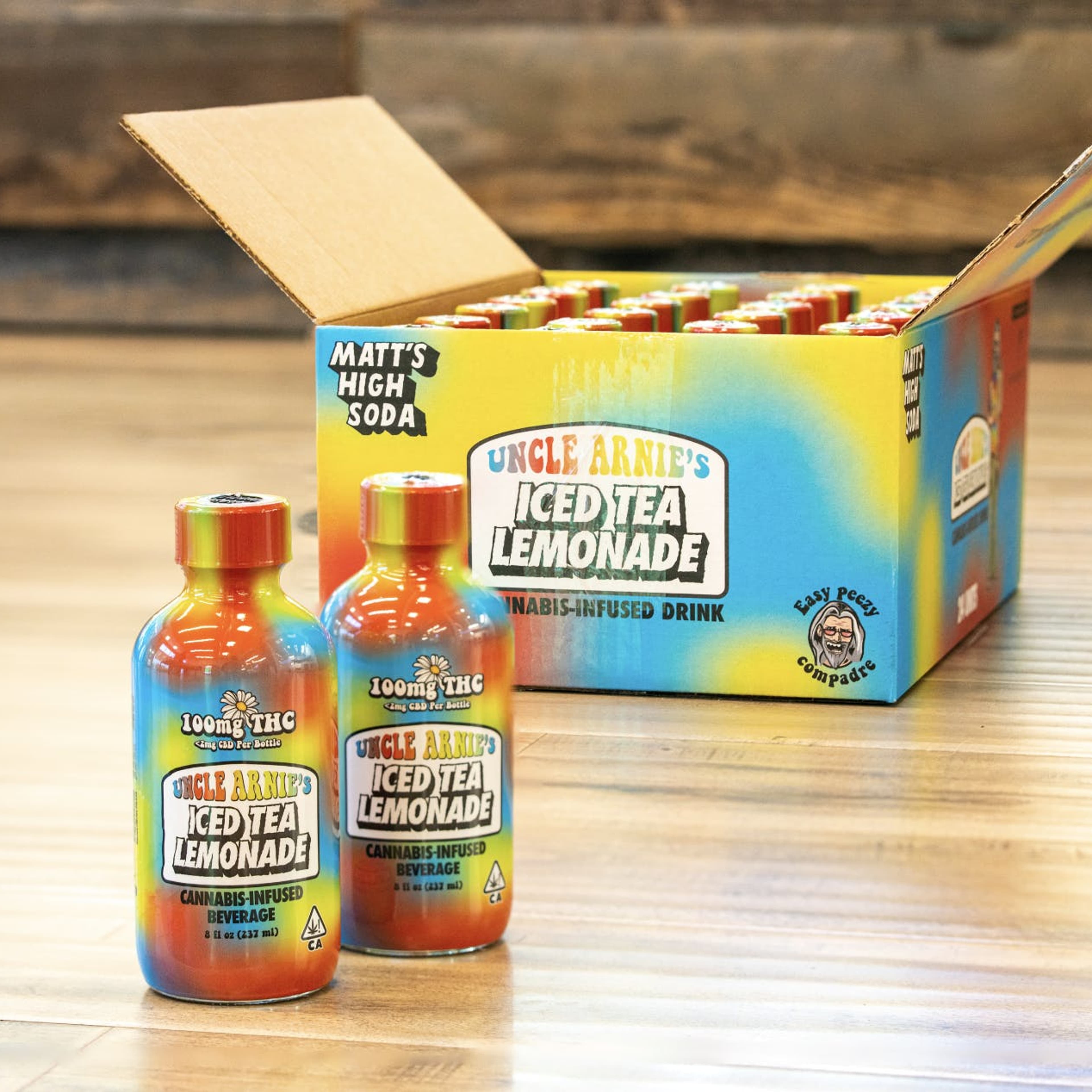 Iced Tea Lemonade - Beverage - Uncle Arnies - 8oz (100mg) - $9.99 - Edibles