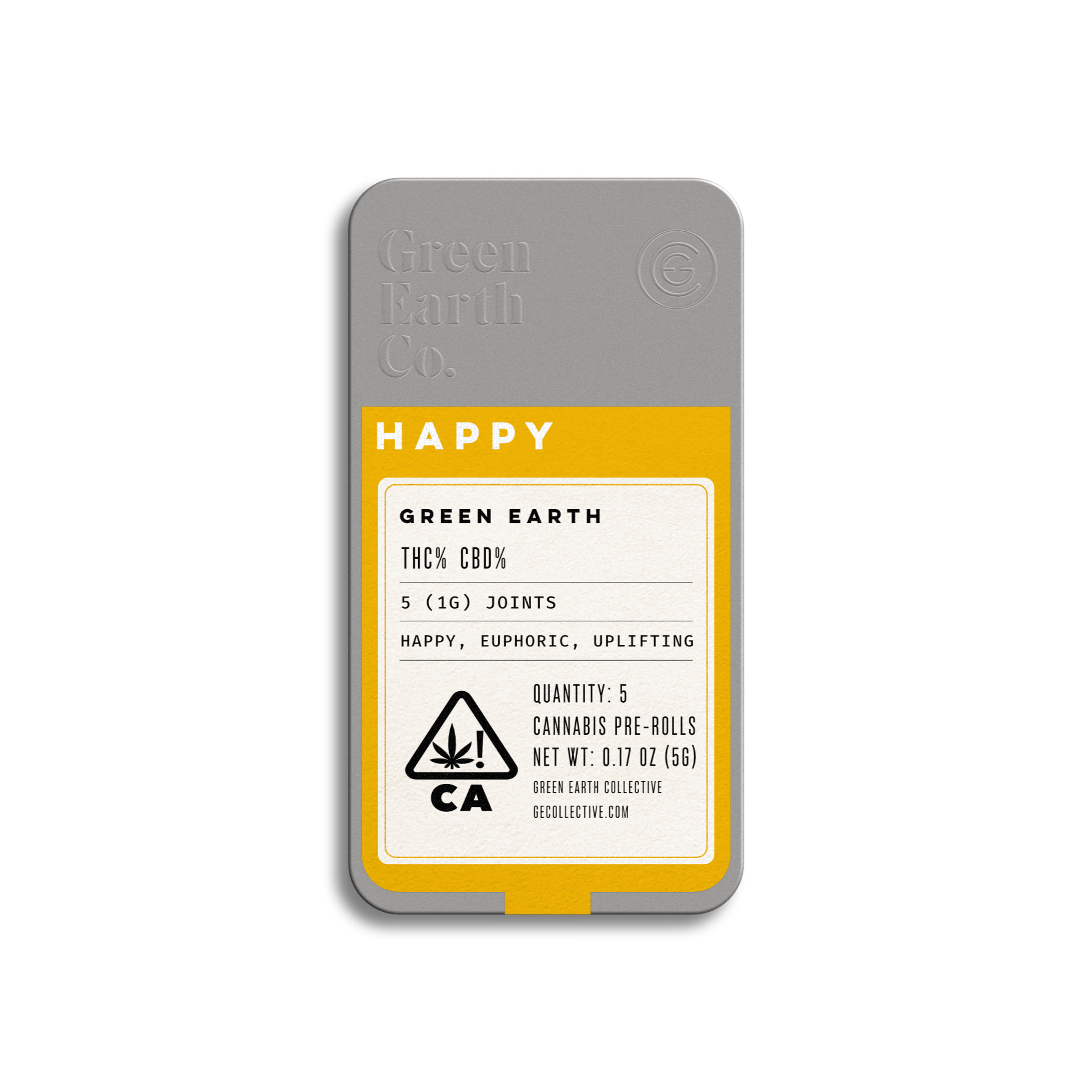 Earth Tins | Illemonati Pre-roll 5-pack - 5g - Green Earth Co. - - $25 - Pre-Rolls