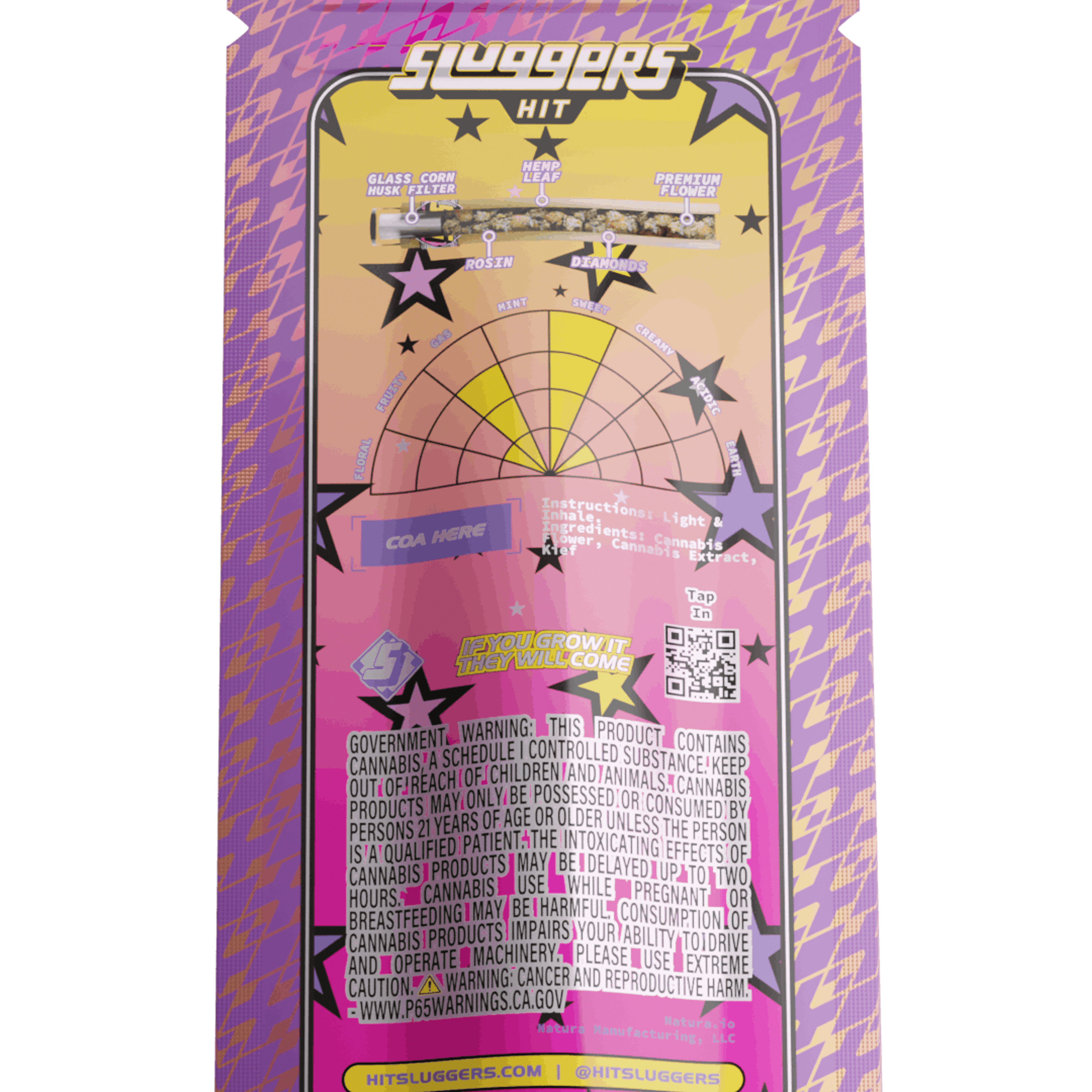 Sluggers Hit | 2g - Runtz - Infused Blunt - Hybrid - Sluggers Hit - - $30 - Pre-Rolls