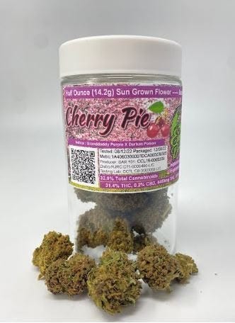 Cherry Pie Jar (14g - ½ oz) - Eighth Brother -  - $34.25 - Flowers