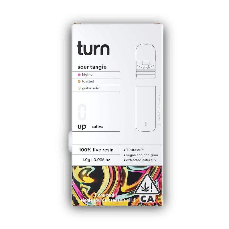 Sour Tangie (S) - Live Resin Pod 1g - Turn - Sour Tangie (S) - $37 - Cartridges