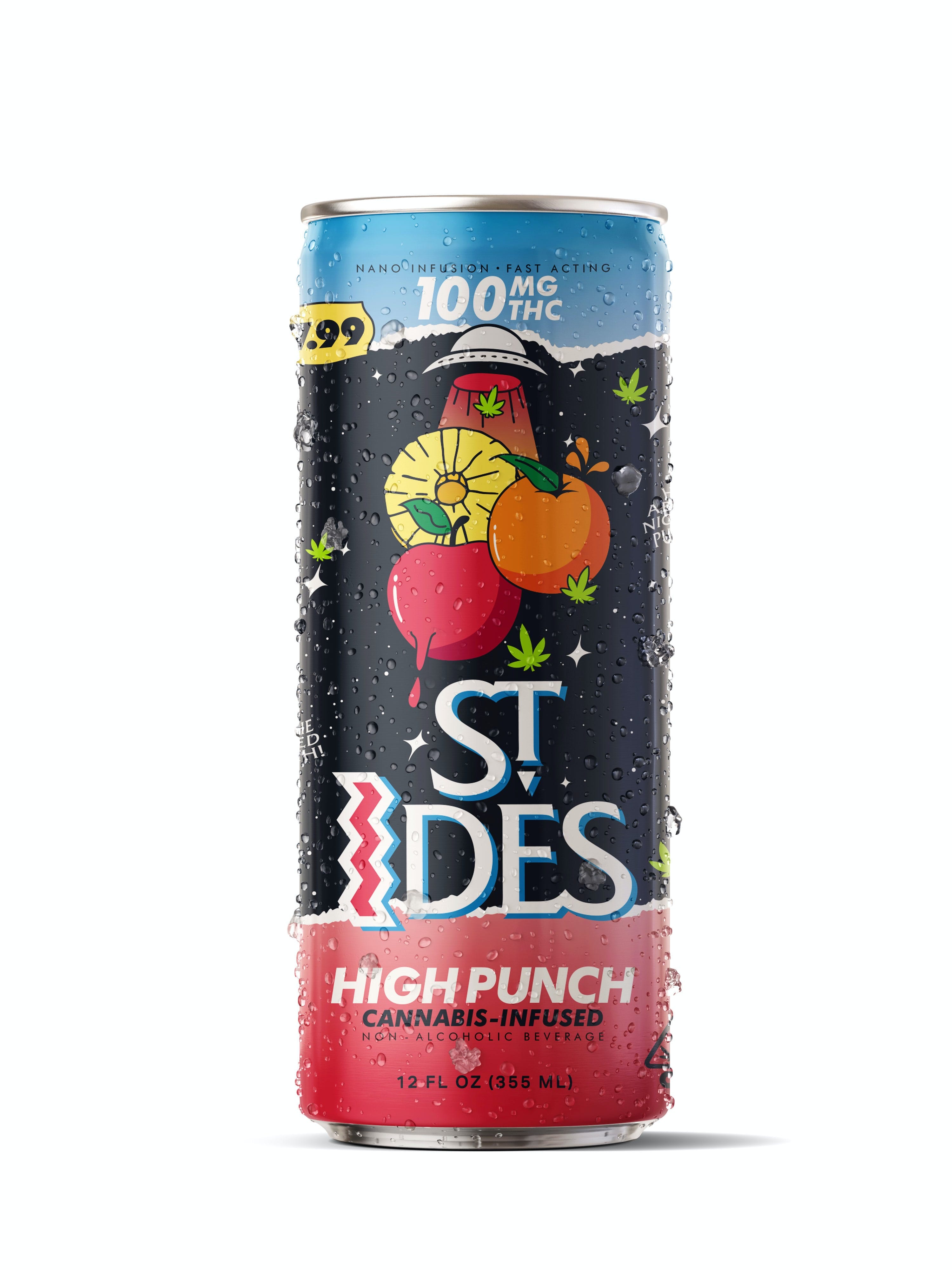 HIGH PUNCH 12OZ HIGH TEA 100MG - St. Ides -  - $6 - Drinks