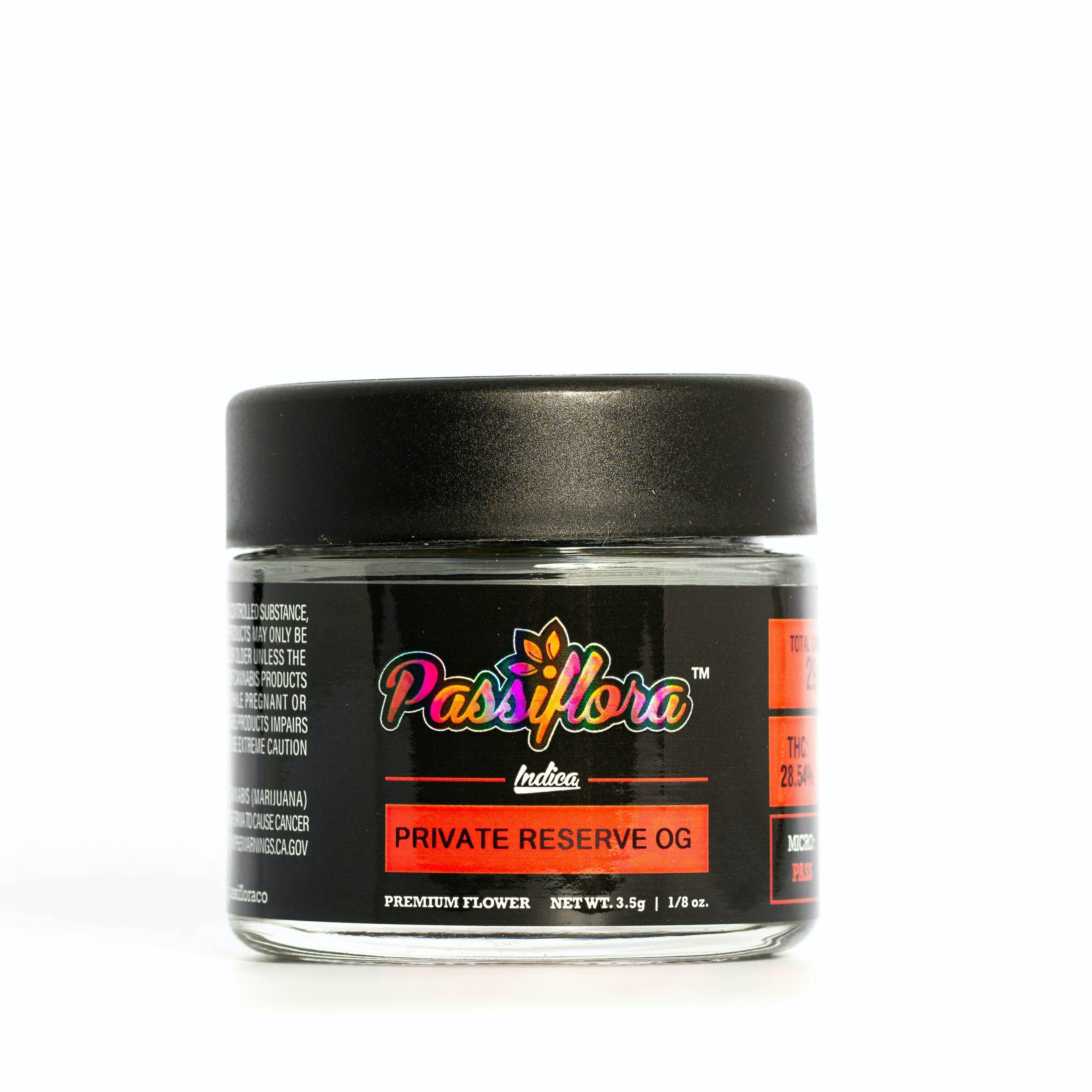 Private Reserve OG | Premium Flower - 3.5g - Passiflora - null - $45 - Flower