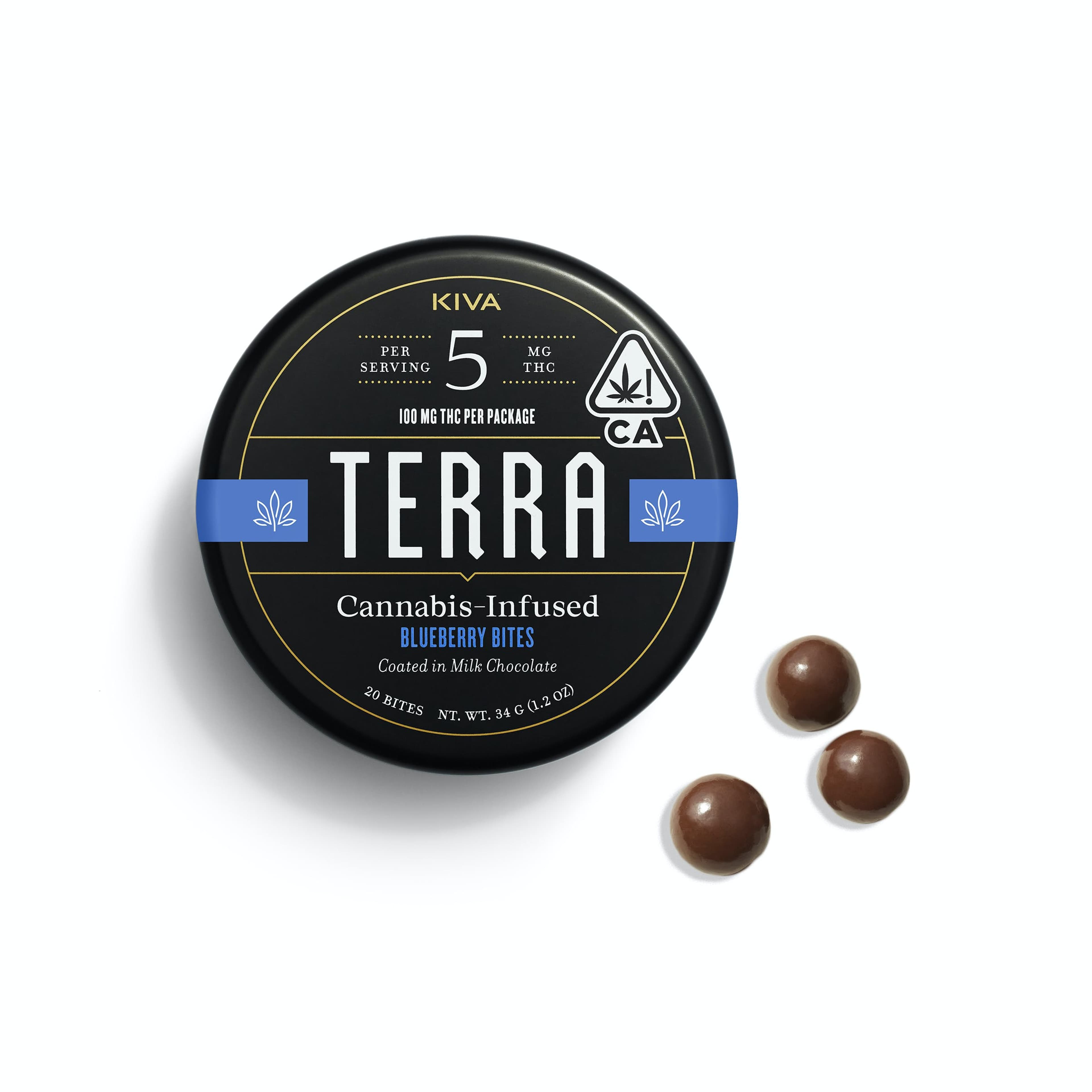 Terra Bites Milk Chocolate Blueberries - Terra - - $36 - Edibles
