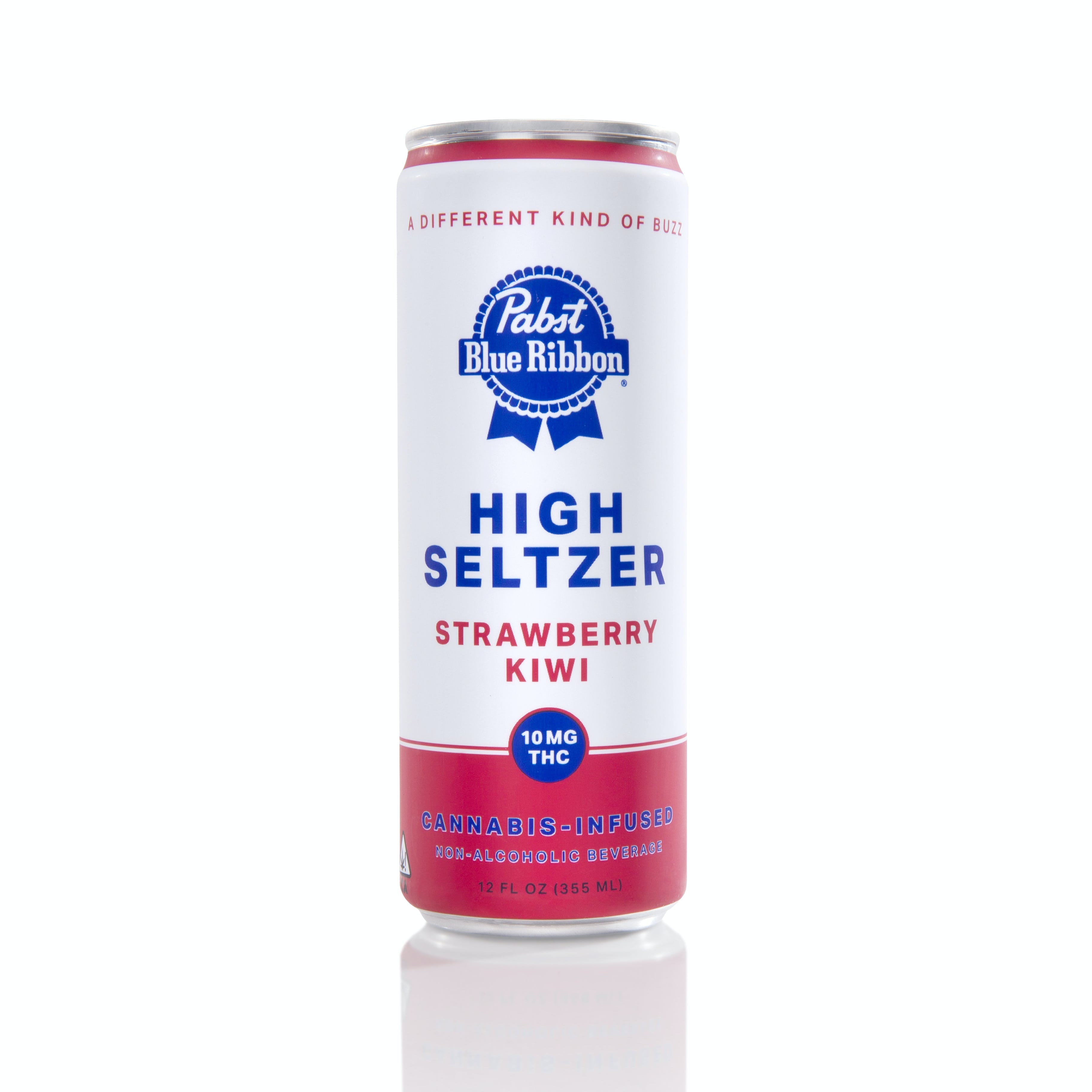 STRAWBERRY KIWI SELTZER 10MG - PABST -  - $5.50 - Edibles