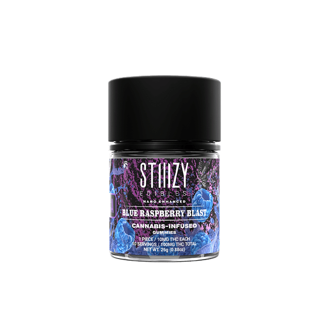 100MG Live Resin Gummies Blue Raspberry Blast