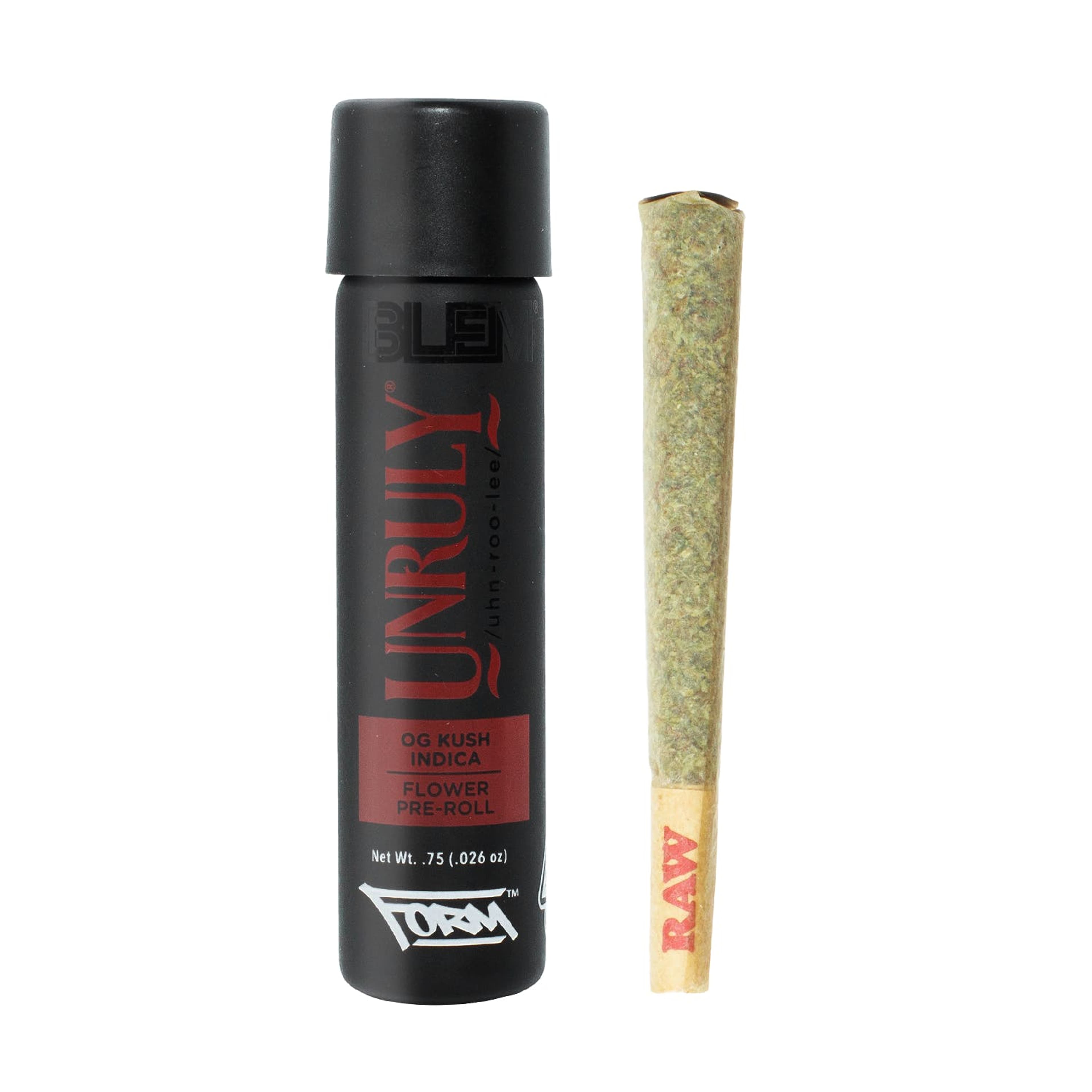 Unruly OG .75g Preroll - Blem - - $11 - Preroll