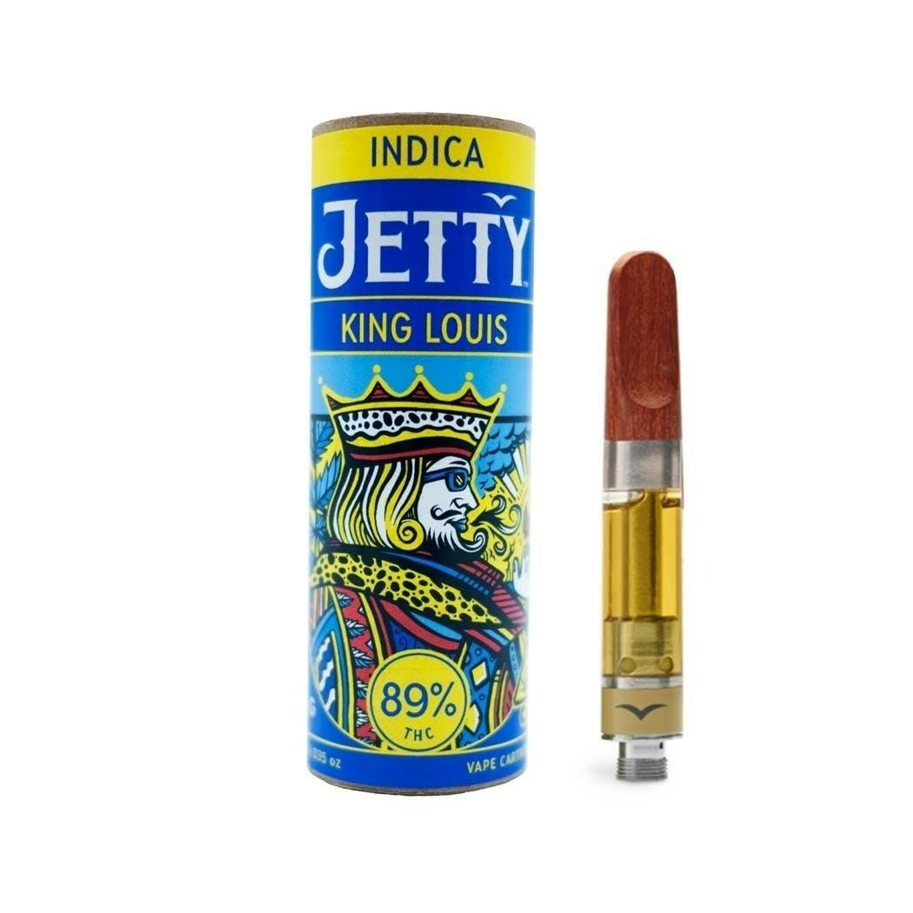 King Louis High THC Cartridge 1g - Jetty - - $30 - Cartridges
