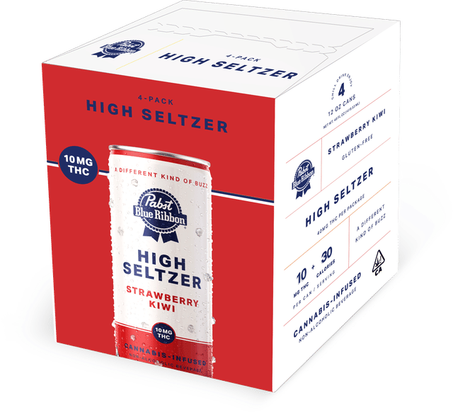 Pabst (PBR) — Strawberry Kiwi High Seltzer
