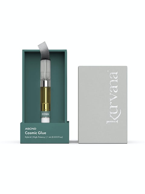 Kurvana Cosmic Glue 1g Hybrid Cartridge Ascnd