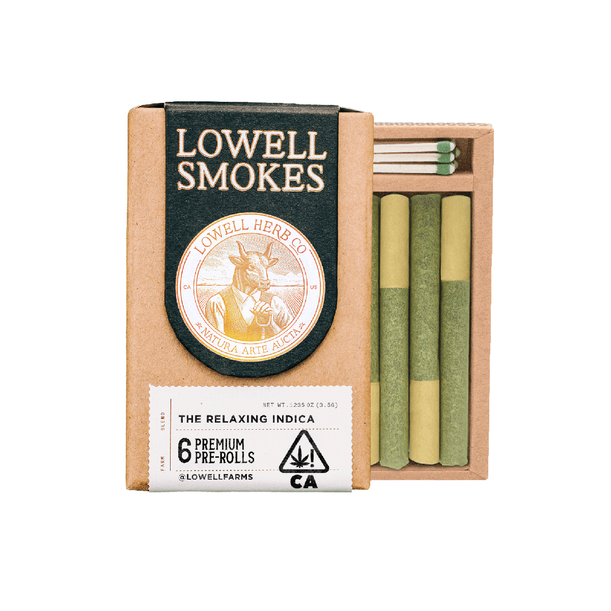 Lowell Herb Co. — LOWELL 1/8 Indica Pack