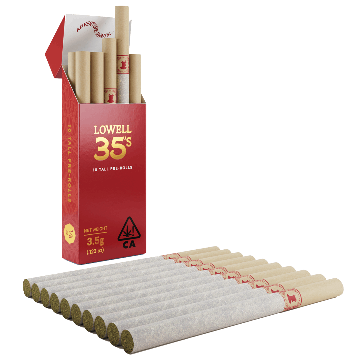 Trailblazer | Lowell 35's Pre-Roll 10 Pack - 3.5g - Lowell Herb Co. -  - $25 - Pre-Rolls