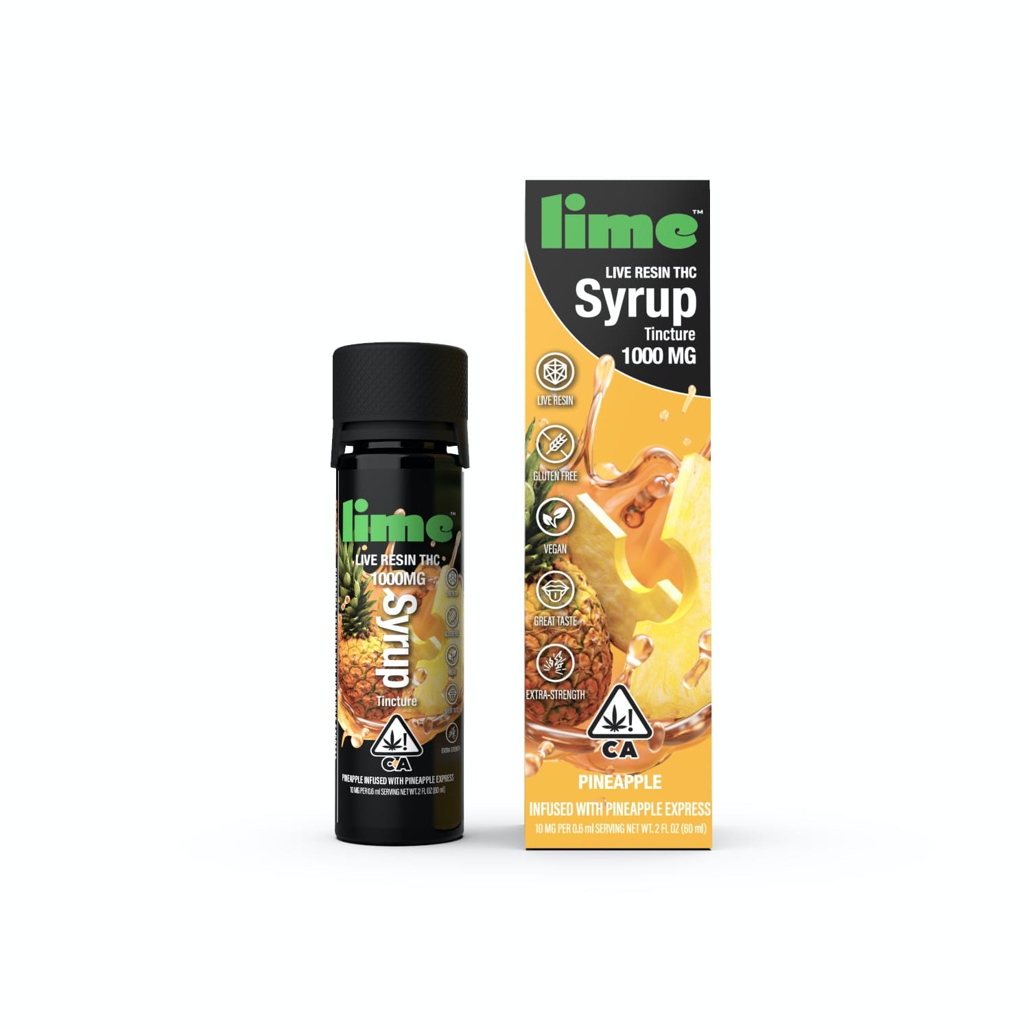 PINEAPPLE LIVE RESIN SYRUP - LIME -  - $21.50 - Edibles