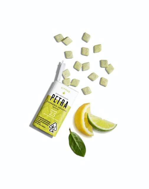 Petra Citrus CBD Mints - 100mg CBD