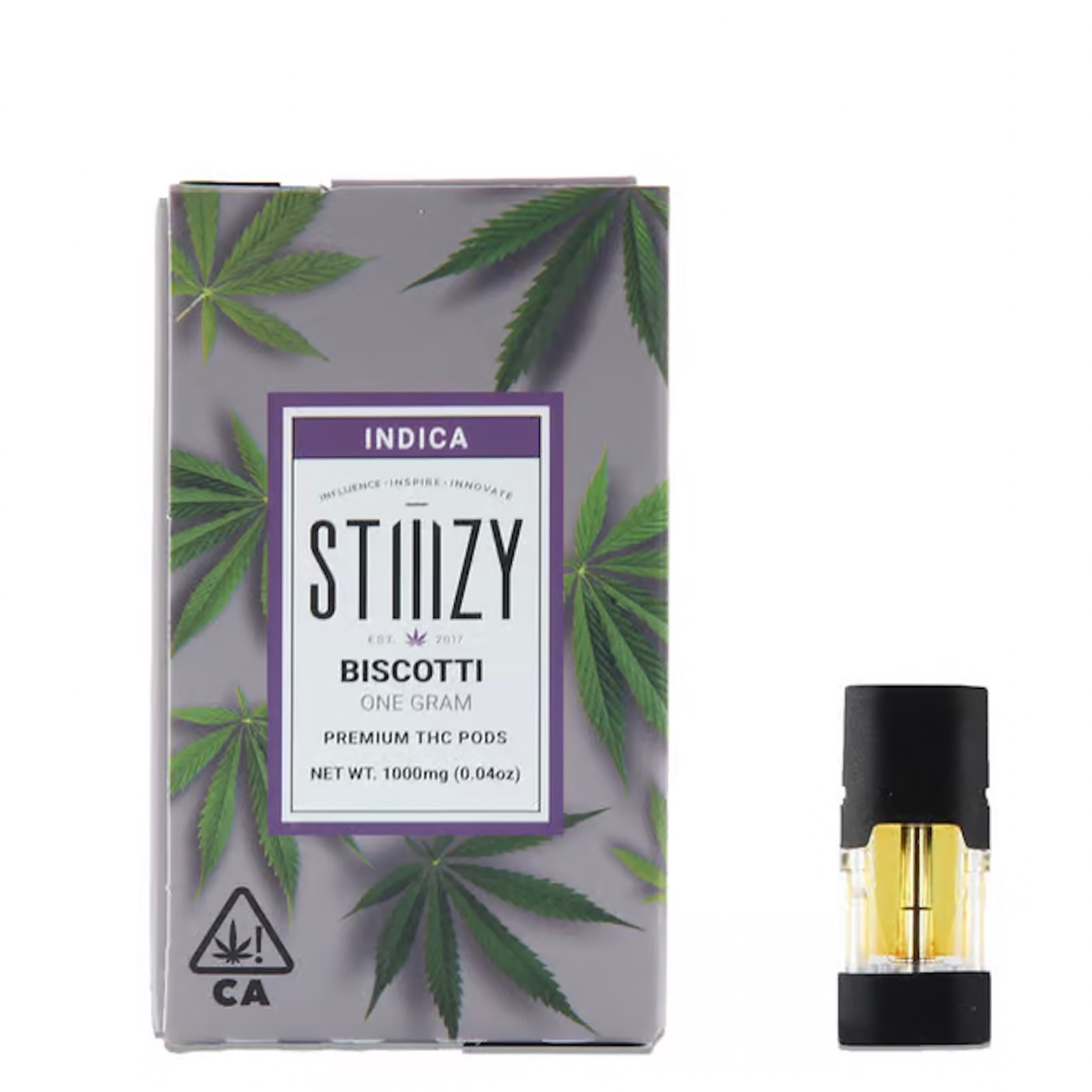 Biscotti - 1G Regular Pod *SPECIAL PRICING**B2G1 EVERYDAY* - STIIIZY - Biscotti (I) - $21.50 - Cartridges