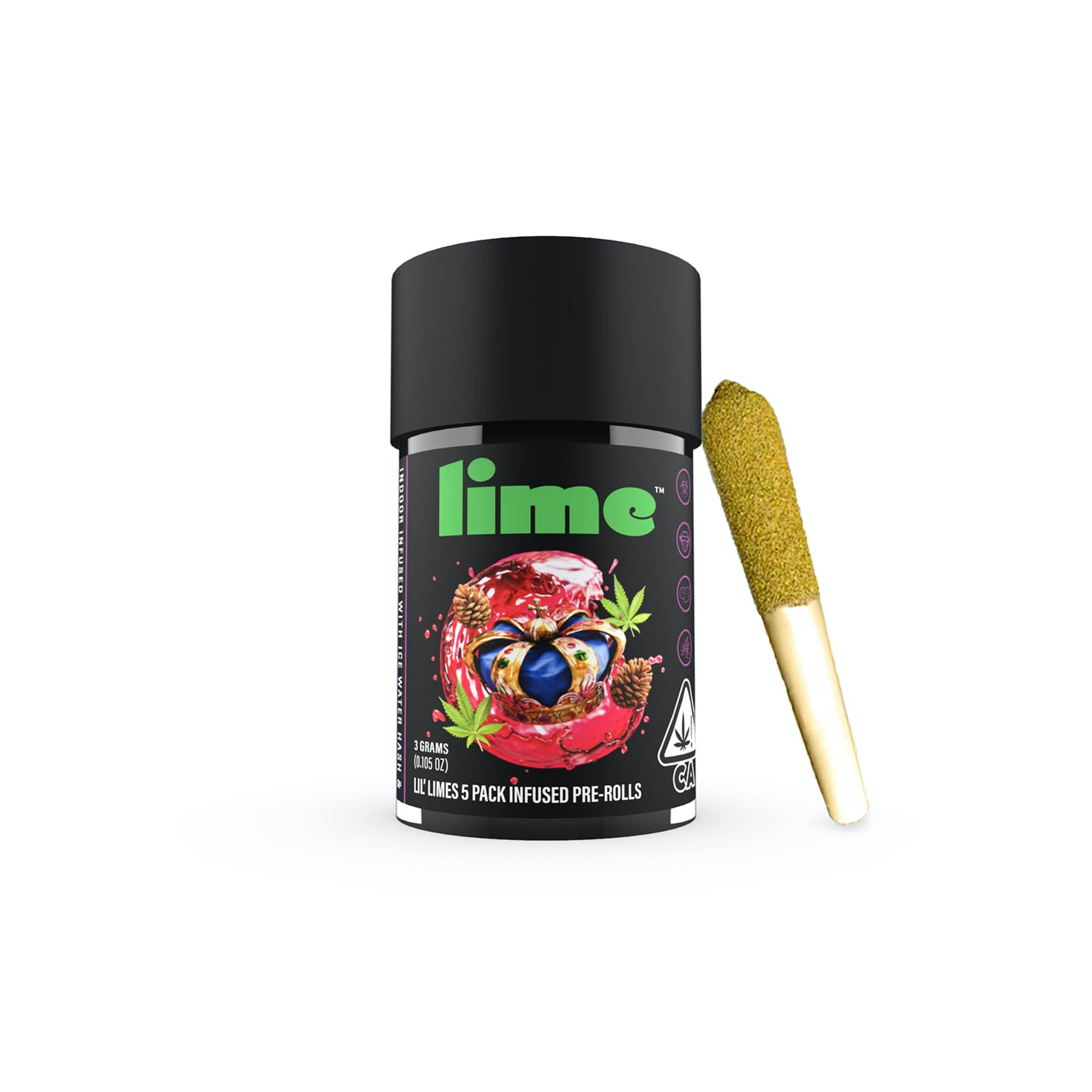 King Louis XIII - Lil' Limes 5pk Pre Rolls *B2G1 EVERYDAY* - Lime - King Louis XIII (I) - $29 - Pre-Rolls