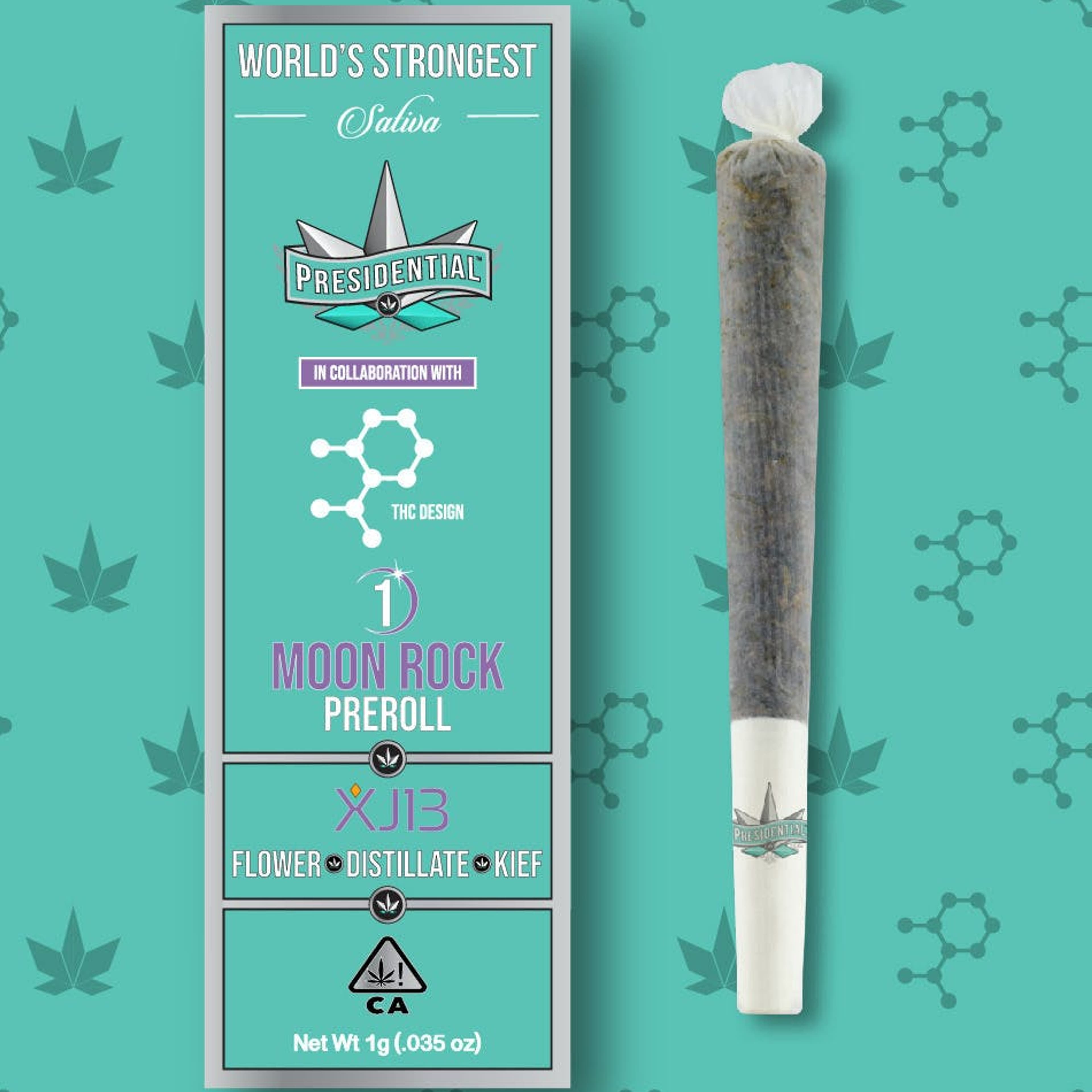 XJ-13 - 1G Moon Rock Pre Roll - Presidential - XJ 13 (S) - $13 - Pre-Rolls