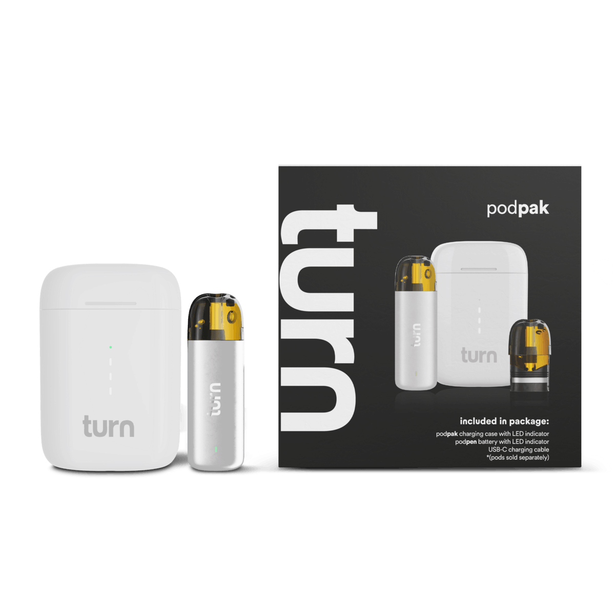Free with POD purchase podpak | white battery case - Turn -  - $0.01 - Accessories