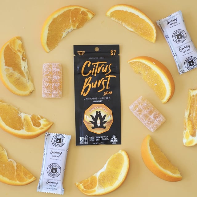 Emerald Sky Single Gummy - Citrus Burst 100mg