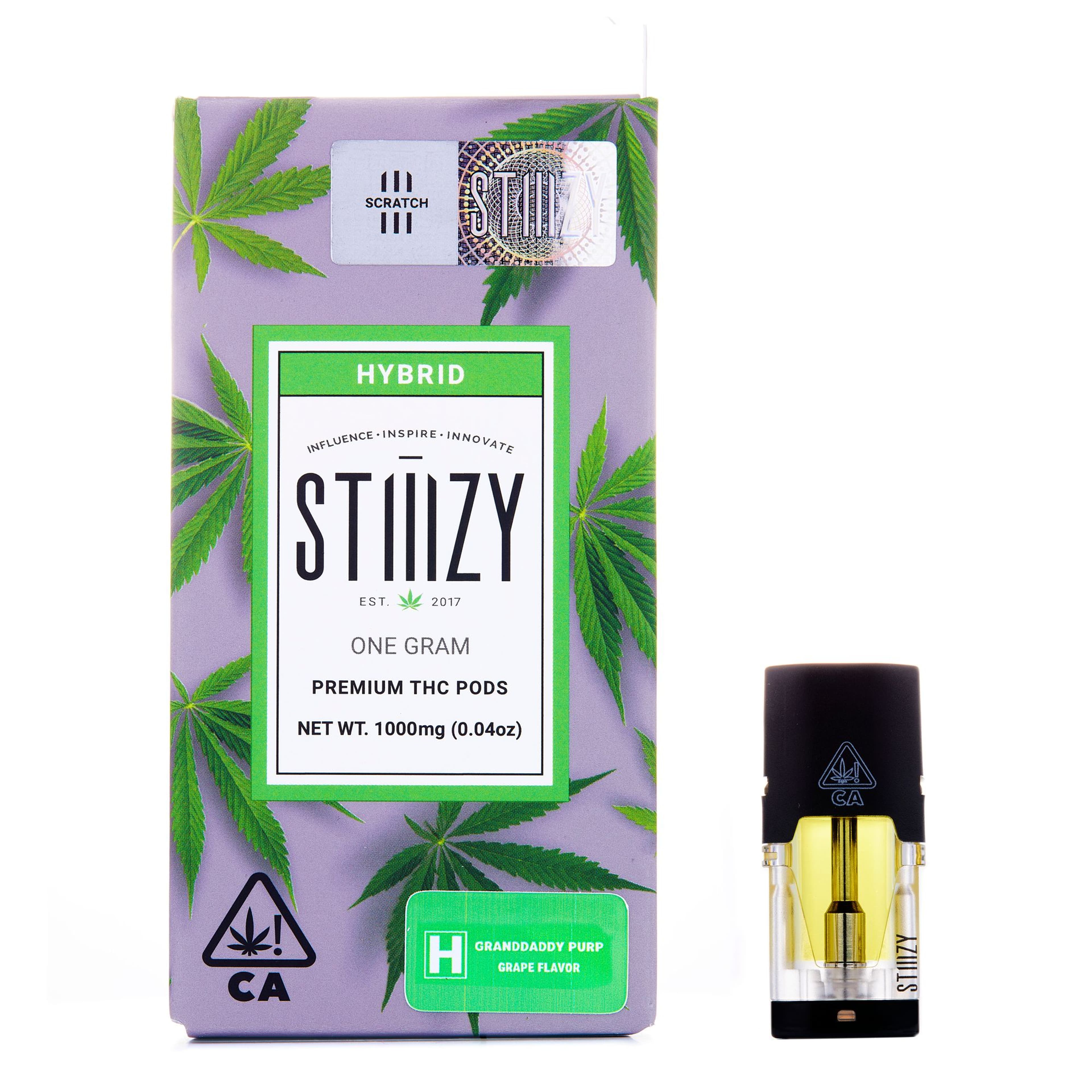 Grandaddy Purple - 1G Regular Pod *SPECIAL PRICING**B2G1 EVERYDAY* - STIIIZY - Granddaddy Purple (H) - $21.50 - Cartridges