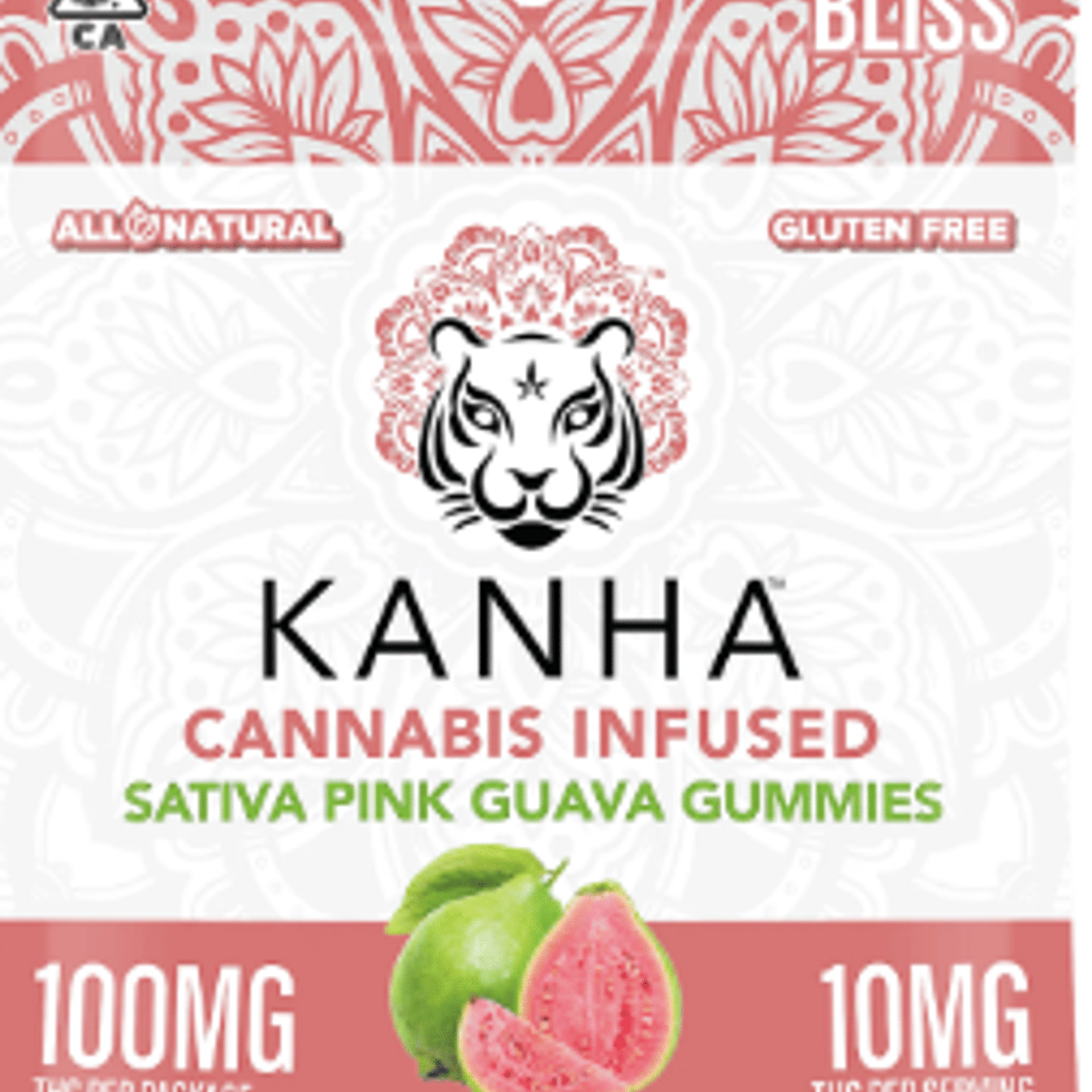 Classic: Pink Guava 100MG Gummies - Kanha - - $11.55 - Edible