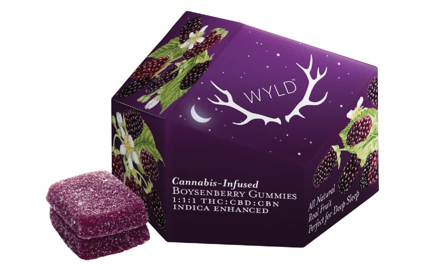 BOYSENBERRY CBN:CBD:THC 100:100:100 - Wyld -  - $19.35 - Edibles