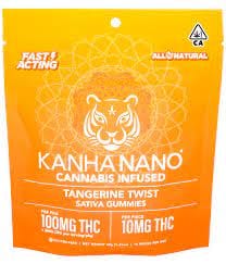 Kanha - NANO Tangerine Twist Gummies - Kanha - Kanha - NANO Tangerine Twist Gummies - $25 - Edible