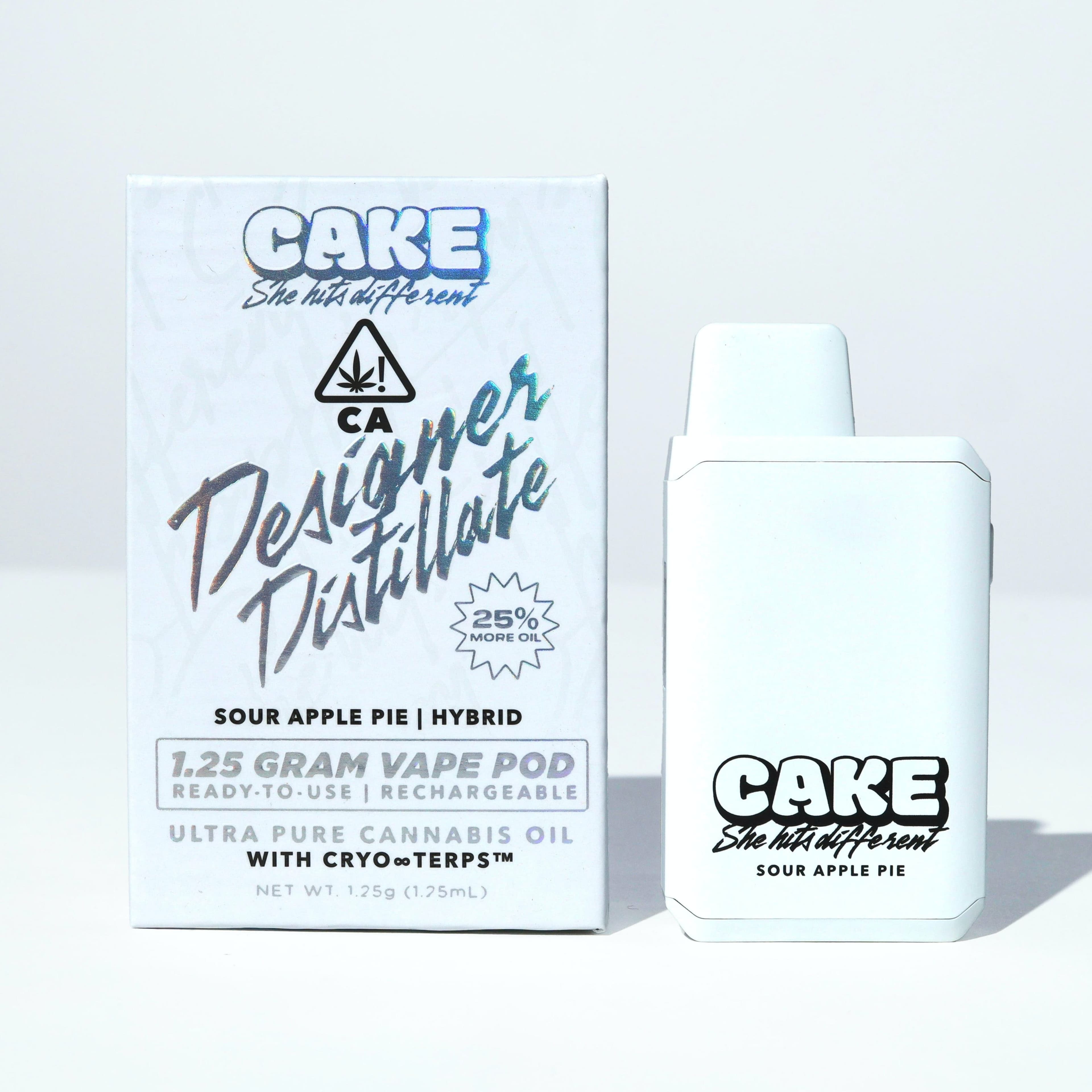 Sour Apple Pie - 1.25G Distillate All-In-One - Cake - Sour Apple Pie (H) - $25 - Cartridges